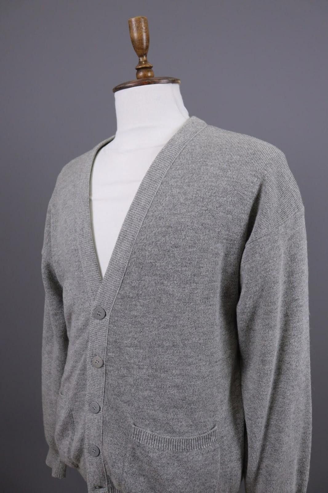 Lacoste Lacoste Gray Wool Button Down Sweater Size 4 / M Size US M / EU 48-50 / 2 - 6 Thumbnail