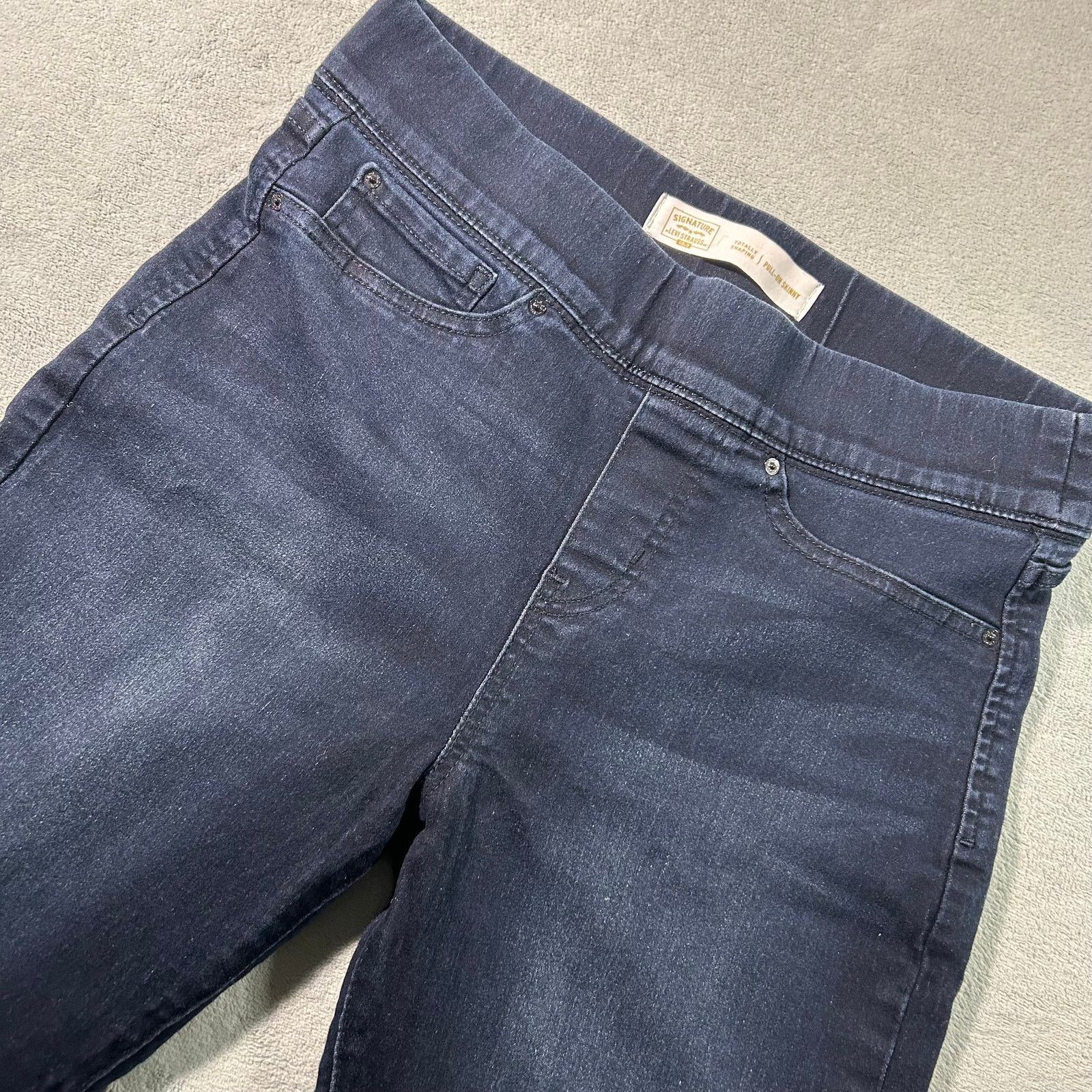 Levi's Levis Pull ON Slim Straight Jeans Womens 10 30x30 Skinny Size 32" / US 10 / IT 46 - 15 Thumbnail