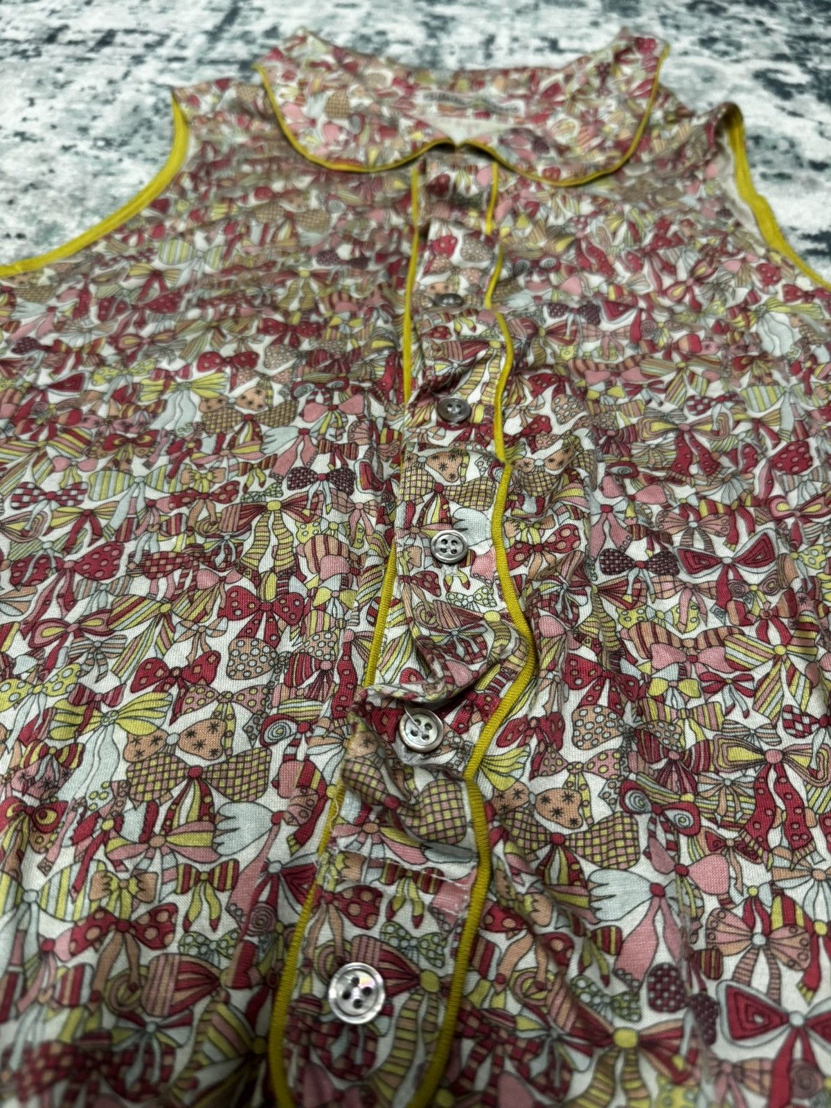 Issey Miyake × Tsumori Chisato TSUMORI CHISATO BY ISSEY MIYAKE RIBBON MOTIVE DRESS Size M / US 6-8 / IT 42-44 - 6 Thumbnail