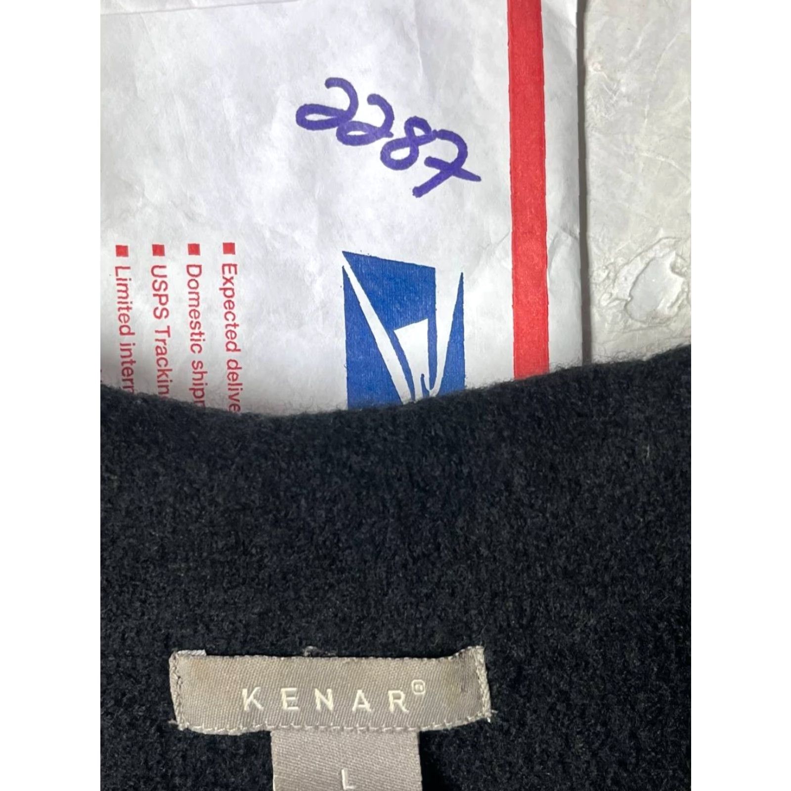 Vintage Kenar Blazer Women Black Size L 100% Wool Jacket Solid 1 Piece Blazer Size L / US 10 / IT 46 - 7 Thumbnail