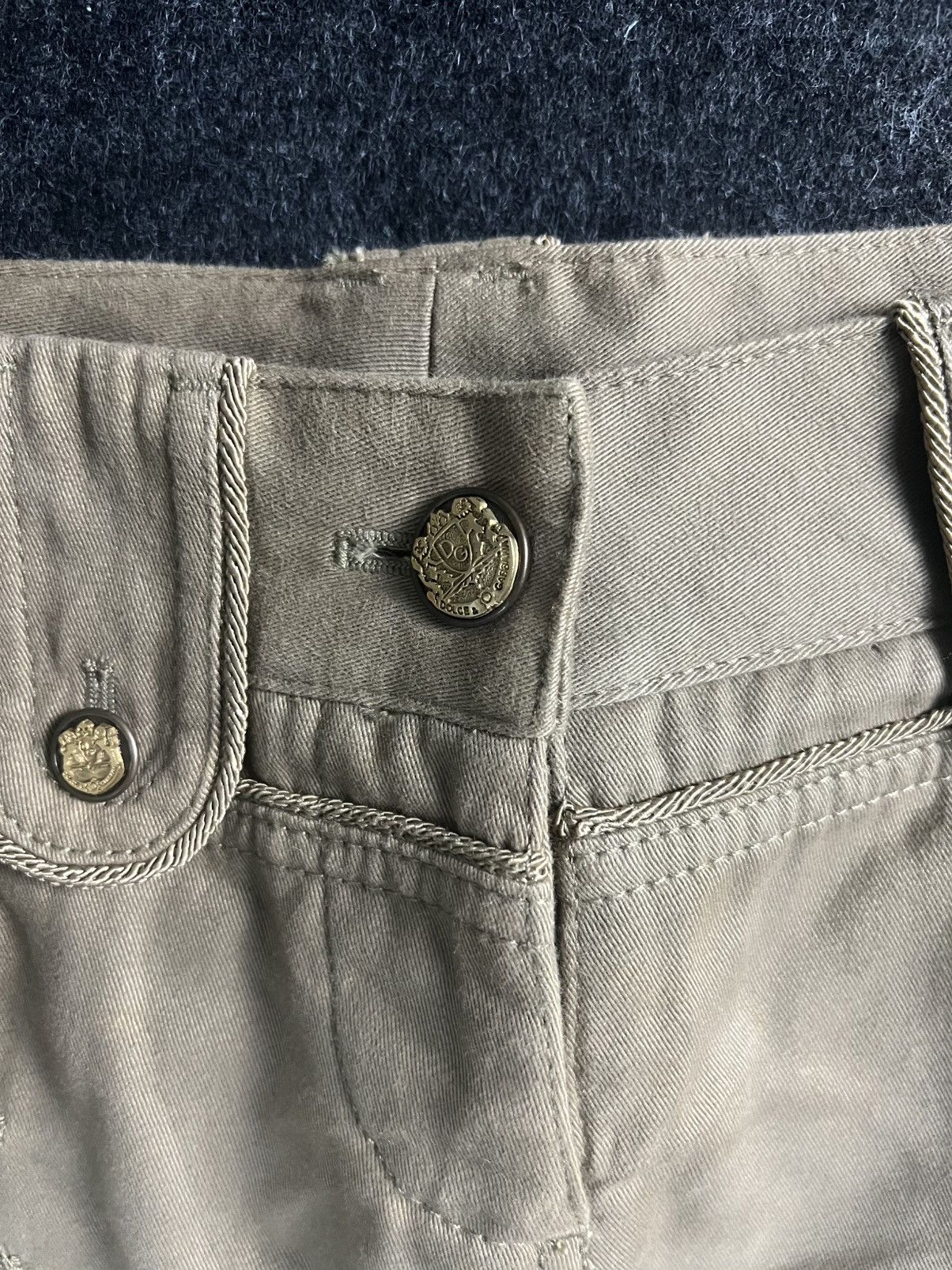 Dolce & Gabbana Vintage Dolce Gabbana made in Italy Cargo Shorts Embellished Size US 29 - 3 Thumbnail