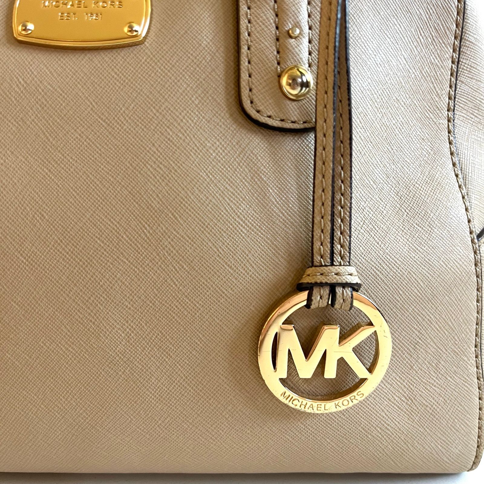 Michael Kors MICHAEL KORS Beige Leather Satchel Bag, Handheld Size ONE SIZE - 2 Thumbnail