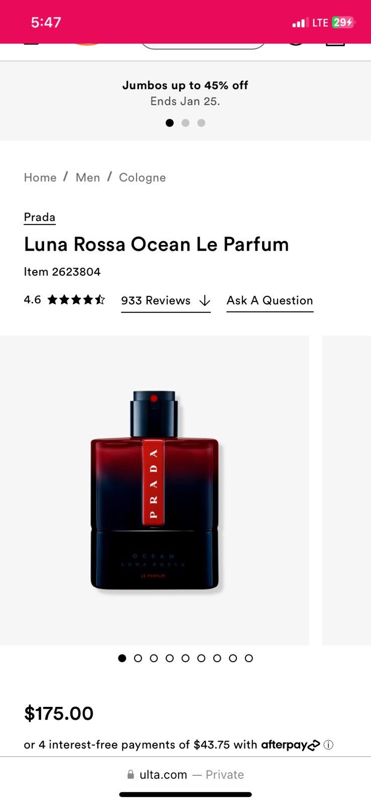 Prada Prada Ocean Luna Rossa Le Parfum. Size ONE SIZE - 4 Thumbnail
