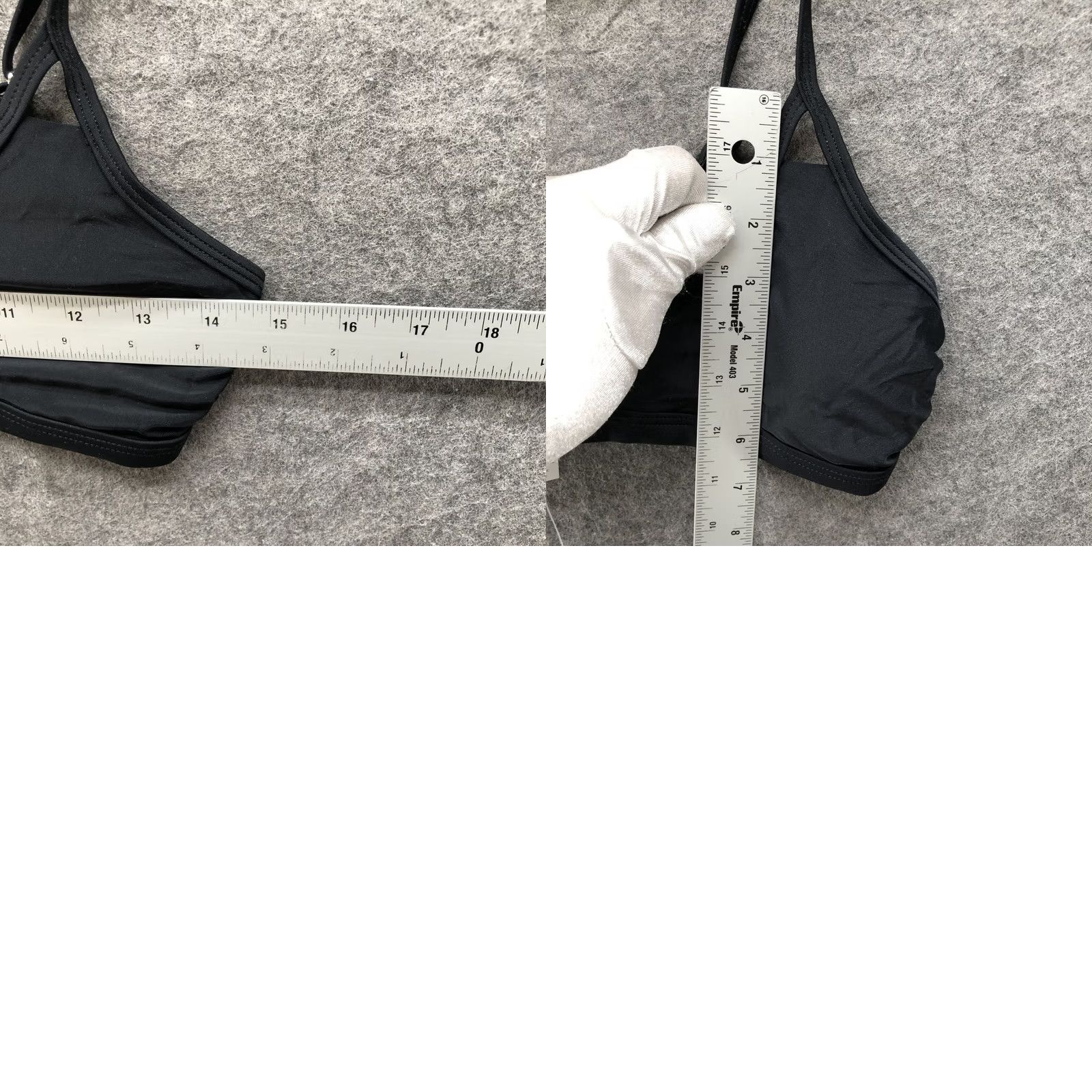 Vintage VINTAGE? No. Cupshe Black Bikini Top Womens S Padded Cut Out Adjustable Strap Shirt? Size S / US 4 / IT 40 - 8 Thumbnail