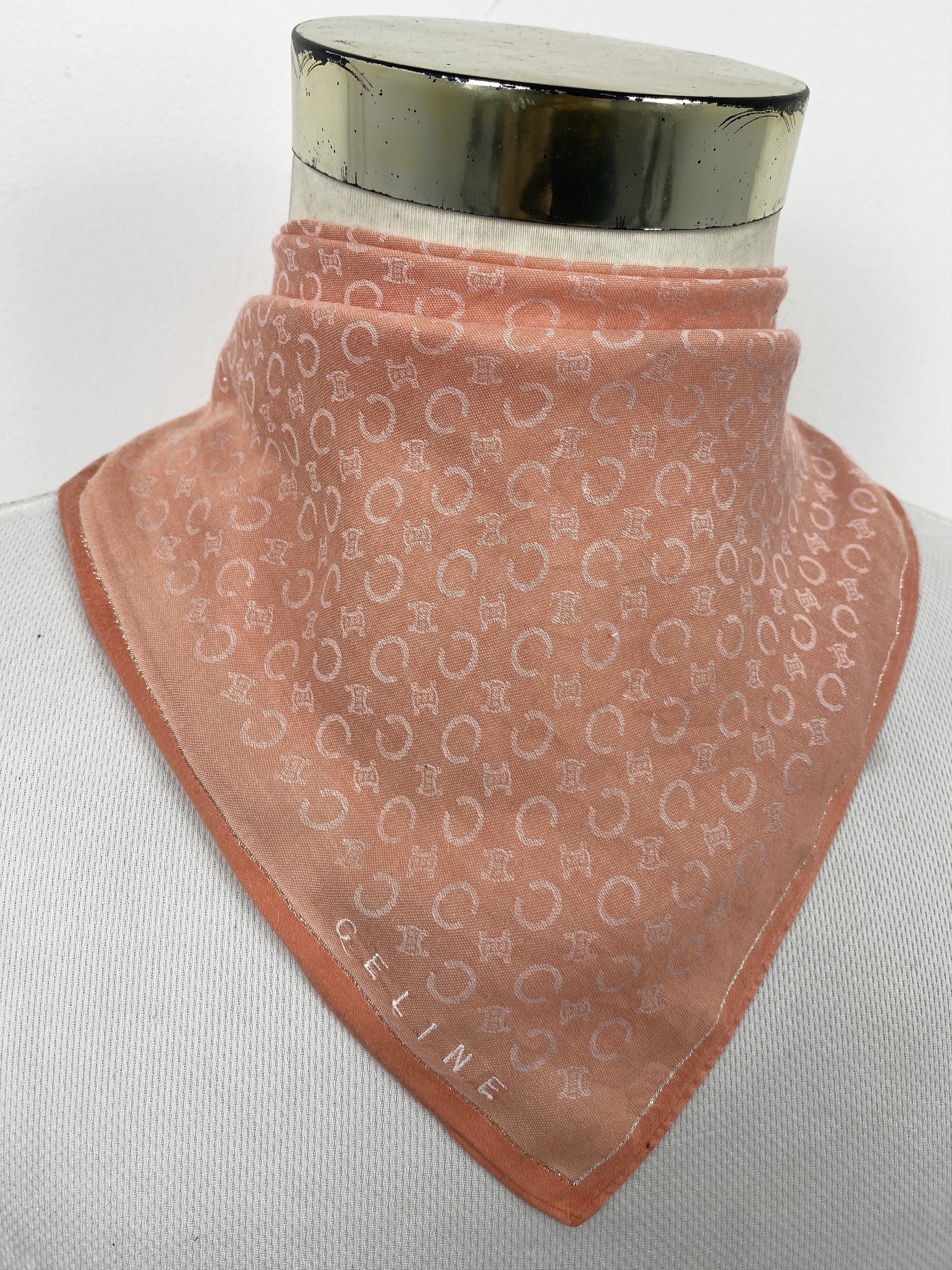 Celine Vintage Celine Handkerchief / Neckerchief KT0295 Size ONE SIZE - 2 Thumbnail
