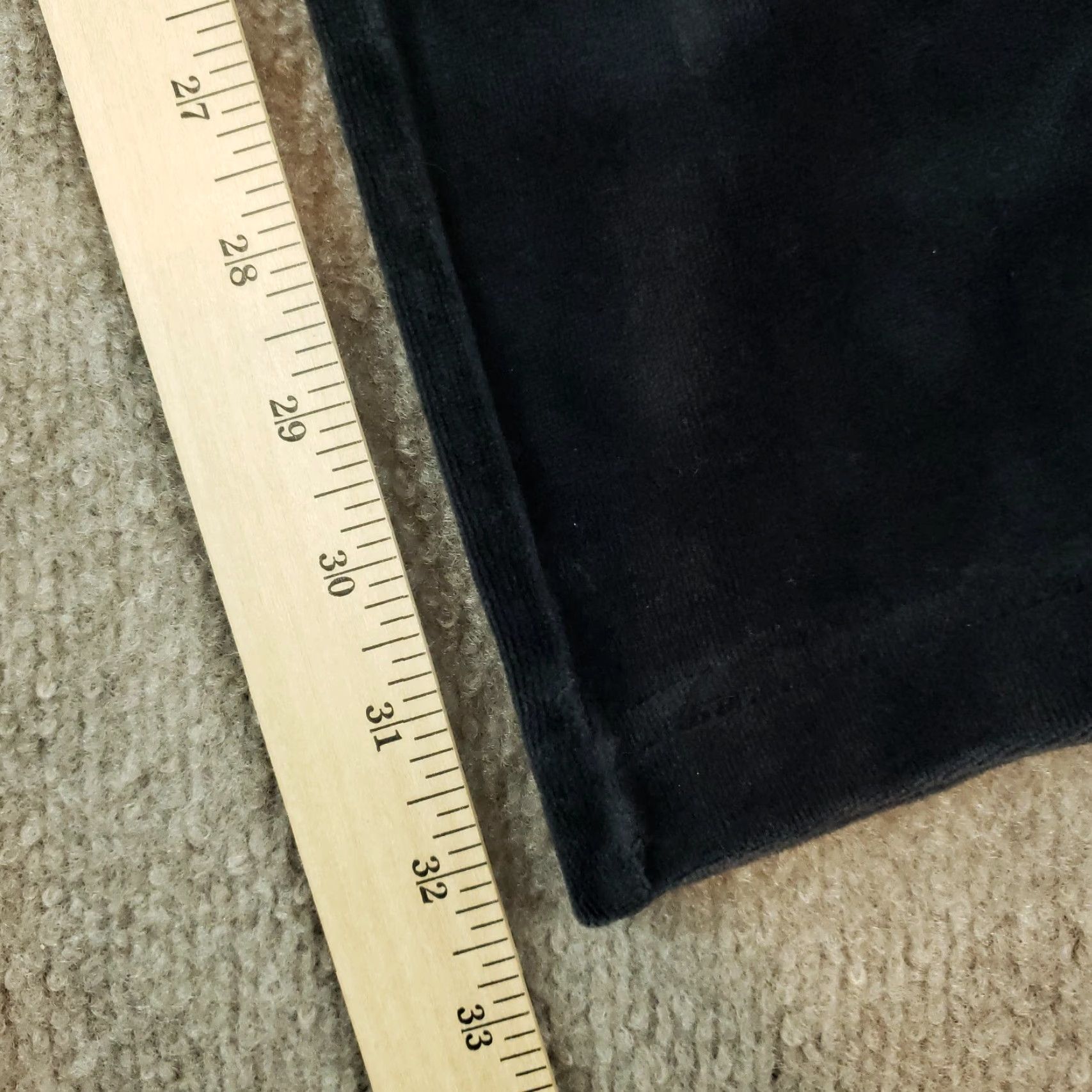 Southpole South Pole Womens Blue Velour Stretch Pants 2XL High Waist Comfort Pocket Size 40" / US 18 - 3 Thumbnail