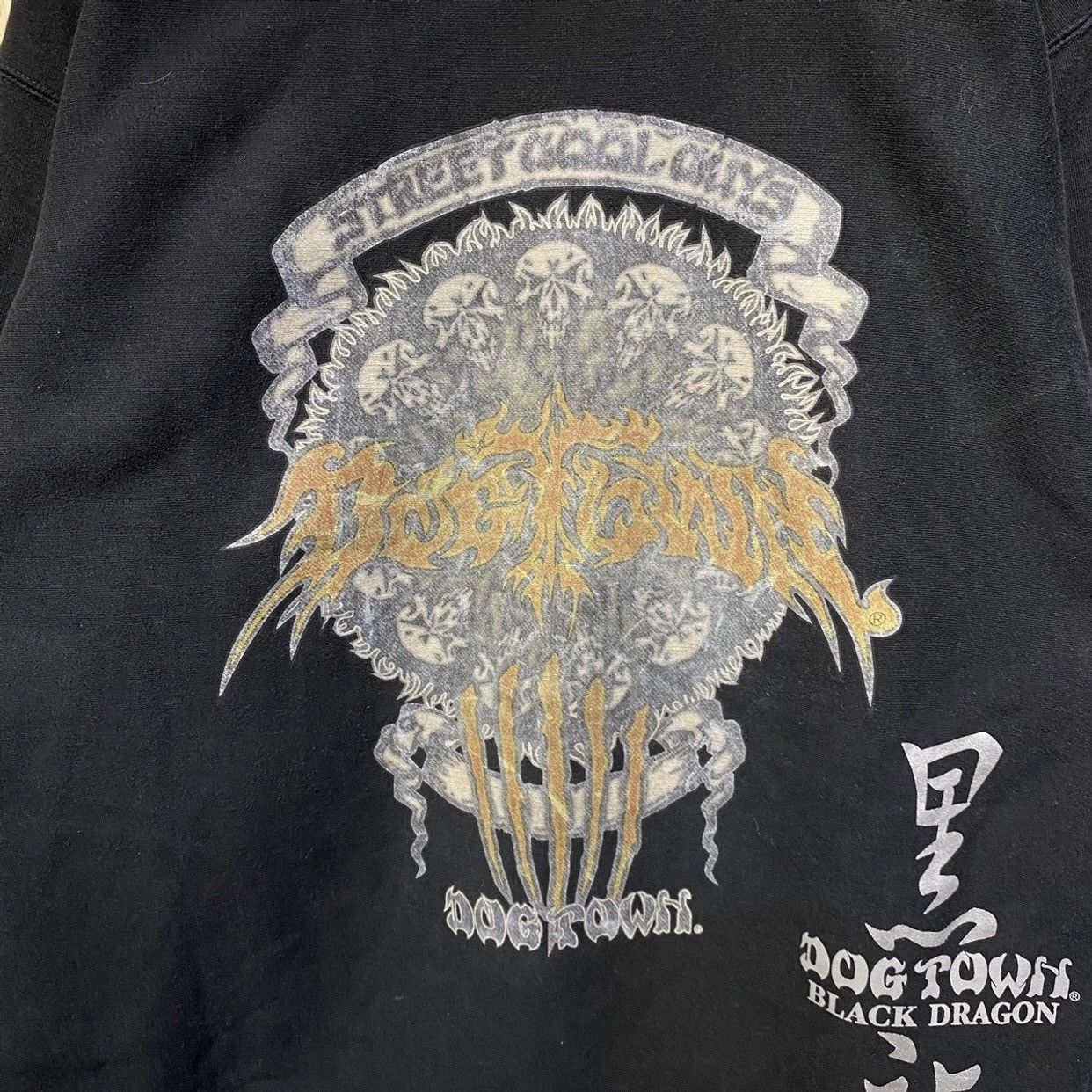Dogtown Vintage 90s Dogtown Black Dragon Sweatshirt Size US XL / EU 56 / 4 - 4 Thumbnail