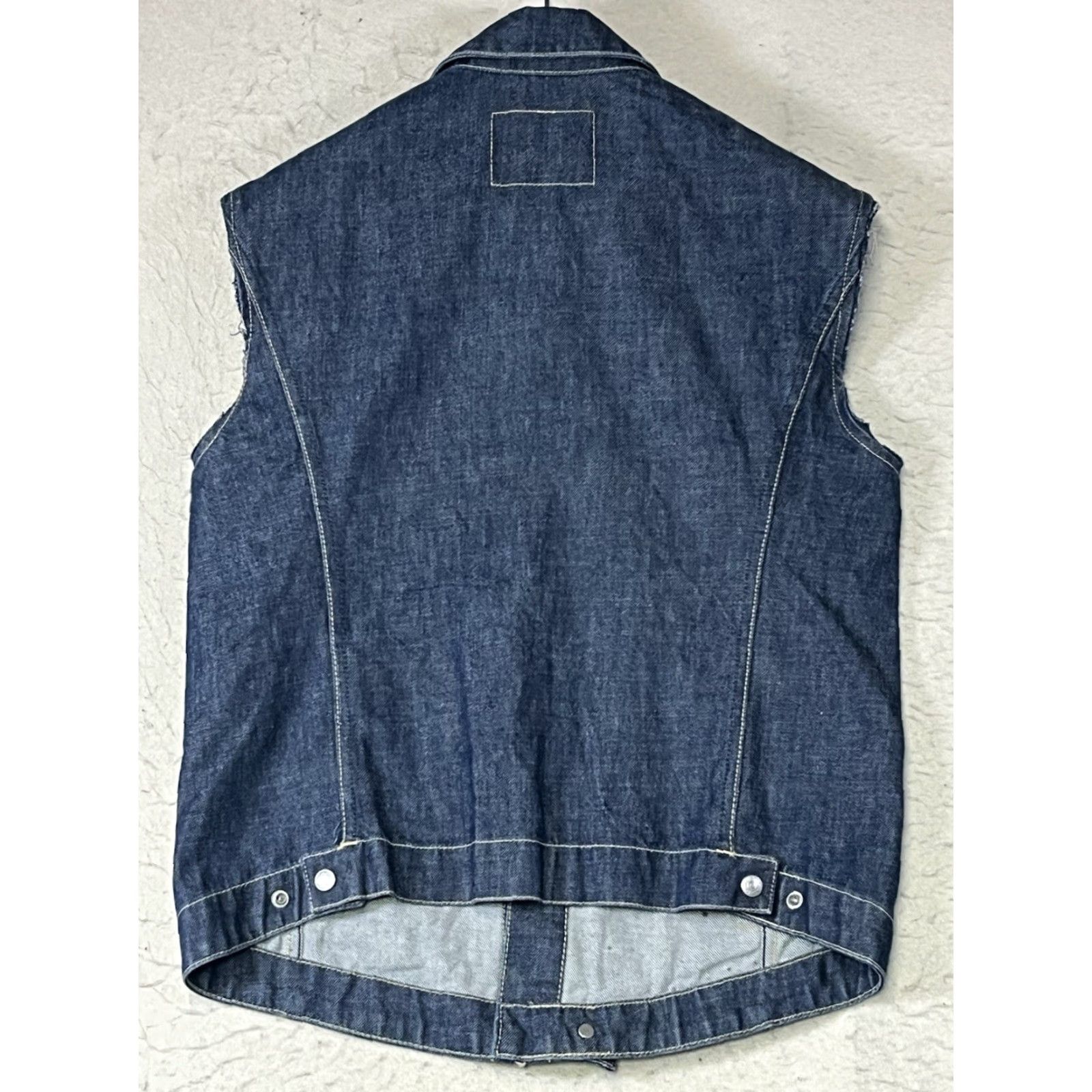 Levi's Levi's Vest Denim Button Up Blue Western Pocket Size Medium Men Regular Cotton Denim Vest Blue Western Pocket Medium Mens Size US M / EU 48-50 / 2 - 2 Thumbnail