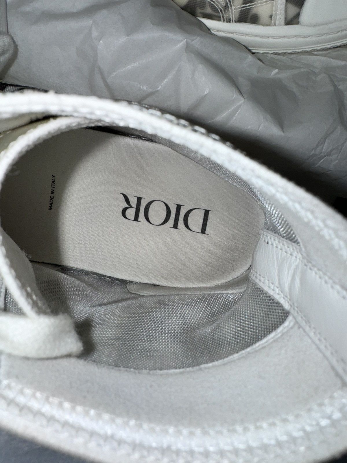Dior Dior high b23 White Oblique WORN ONCE Size US 11 / EU 44 - 9 Thumbnail