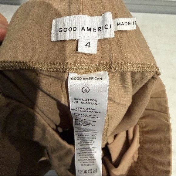 Good American Good American Tan Joggers Sz 4 Size 24" / US 00 / IT 34 - 5 Thumbnail
