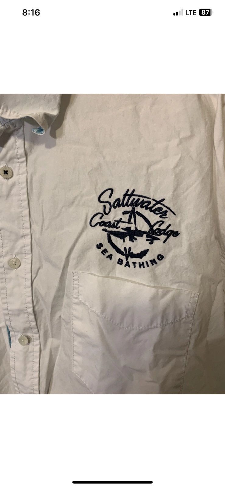 Other LERROS SHIRTS Sails Boating Saltwater Mens Sz 2XL White Blue Size US XXL / EU 58 / 5 - 5 Thumbnail