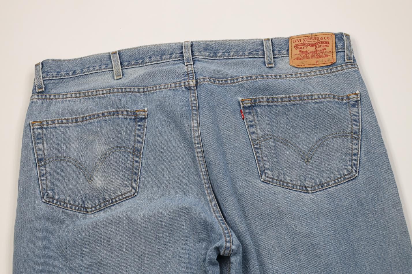Levi's Vintage Y2K 2004 Levis 550 Relaxed Fit Denim Jeans Cotton Size US 44 / EU 60 - 11 Thumbnail
