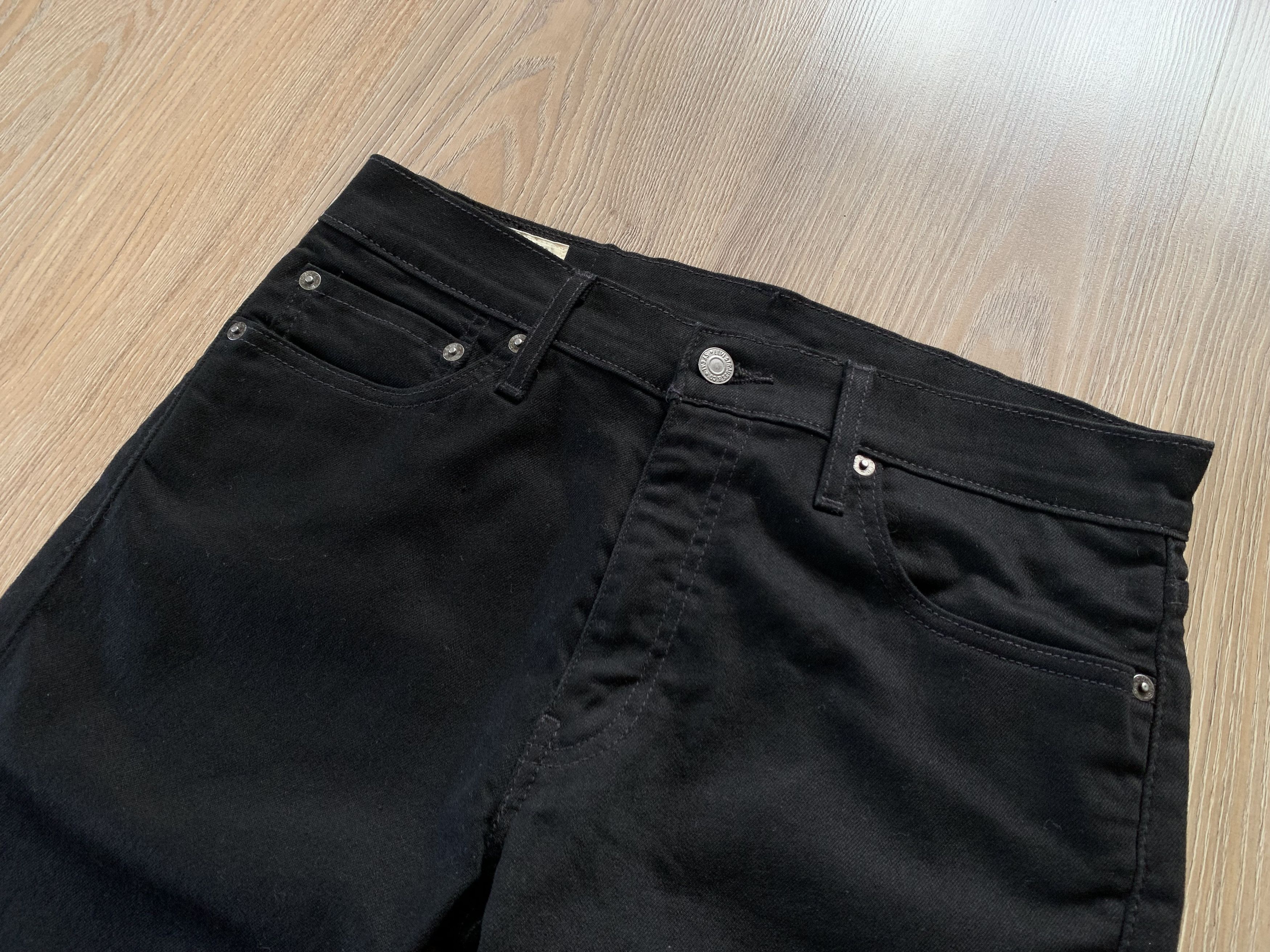 Levi's Levi's Premium Black Denim Jeans Size US 32 / EU 48 - 3 Thumbnail
