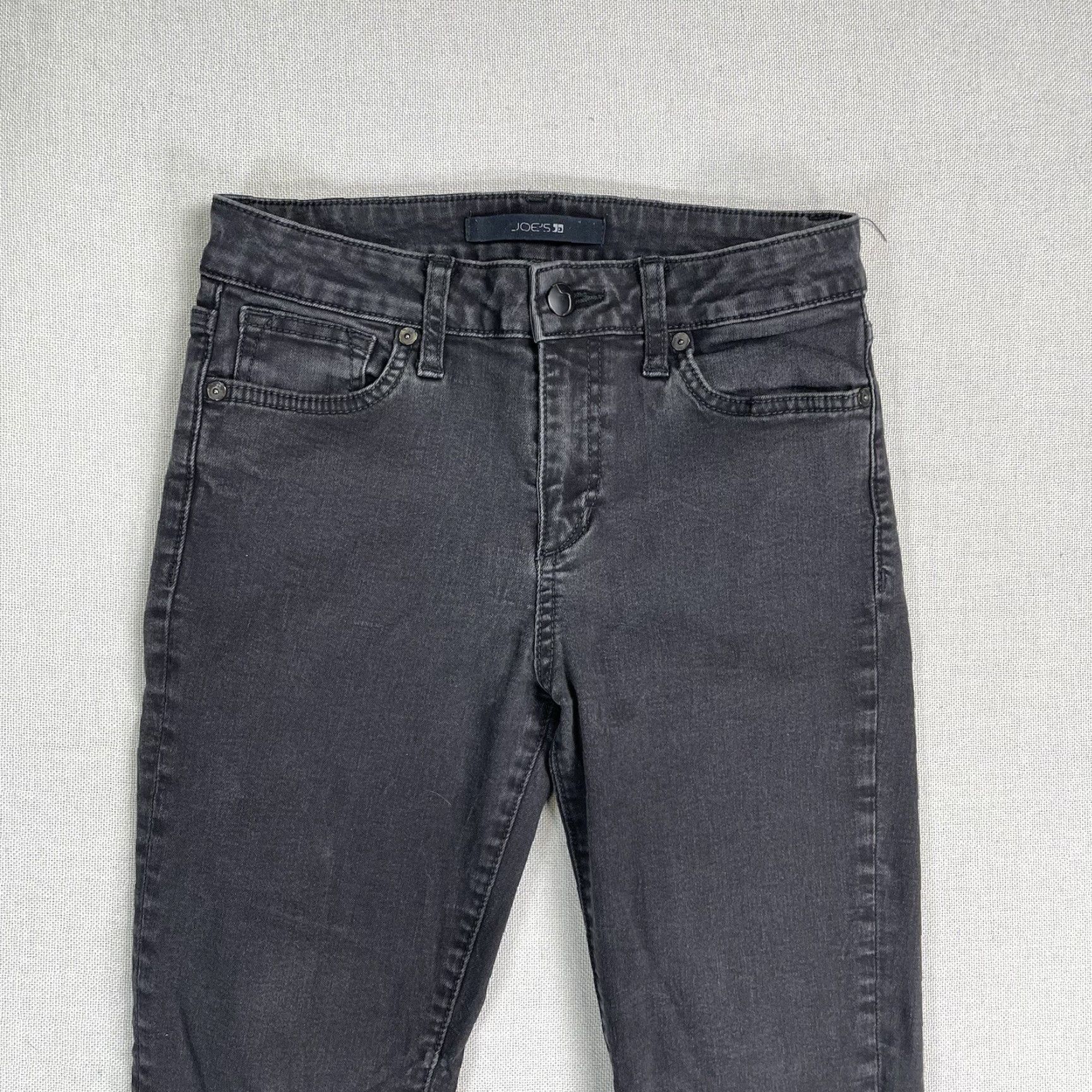 Vintage **Women Size 27 Black Skinny Jeans Mid Rise Zipper** User: Women Size 27 Black Skinny Jeans Mid Rise Zipper Size 27" / US 4 / IT 40 - 2 Thumbnail