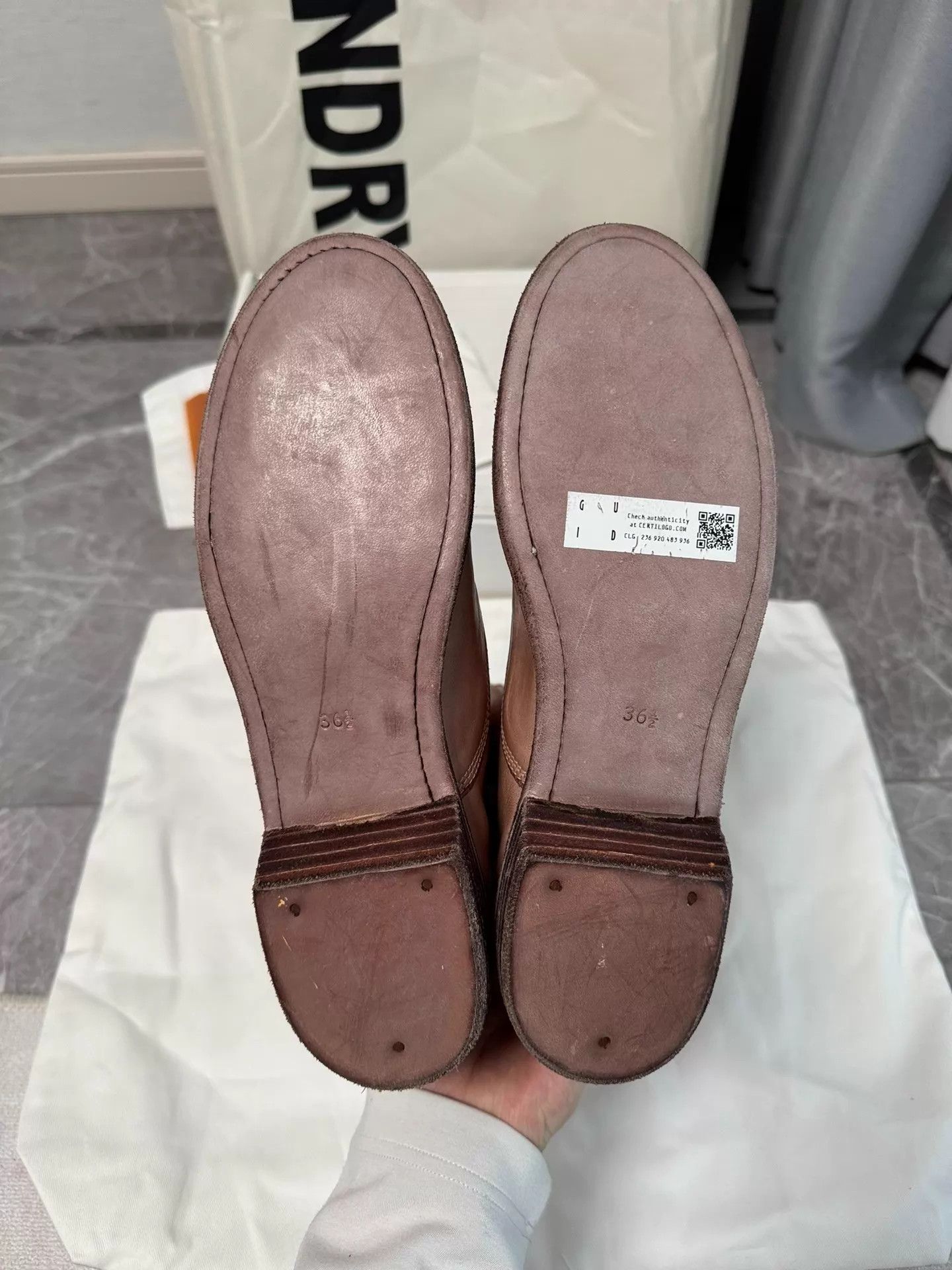 Guidi Guidi 310 Milk Tea 36.5 Size US 6 / IT 36 - 5 Thumbnail