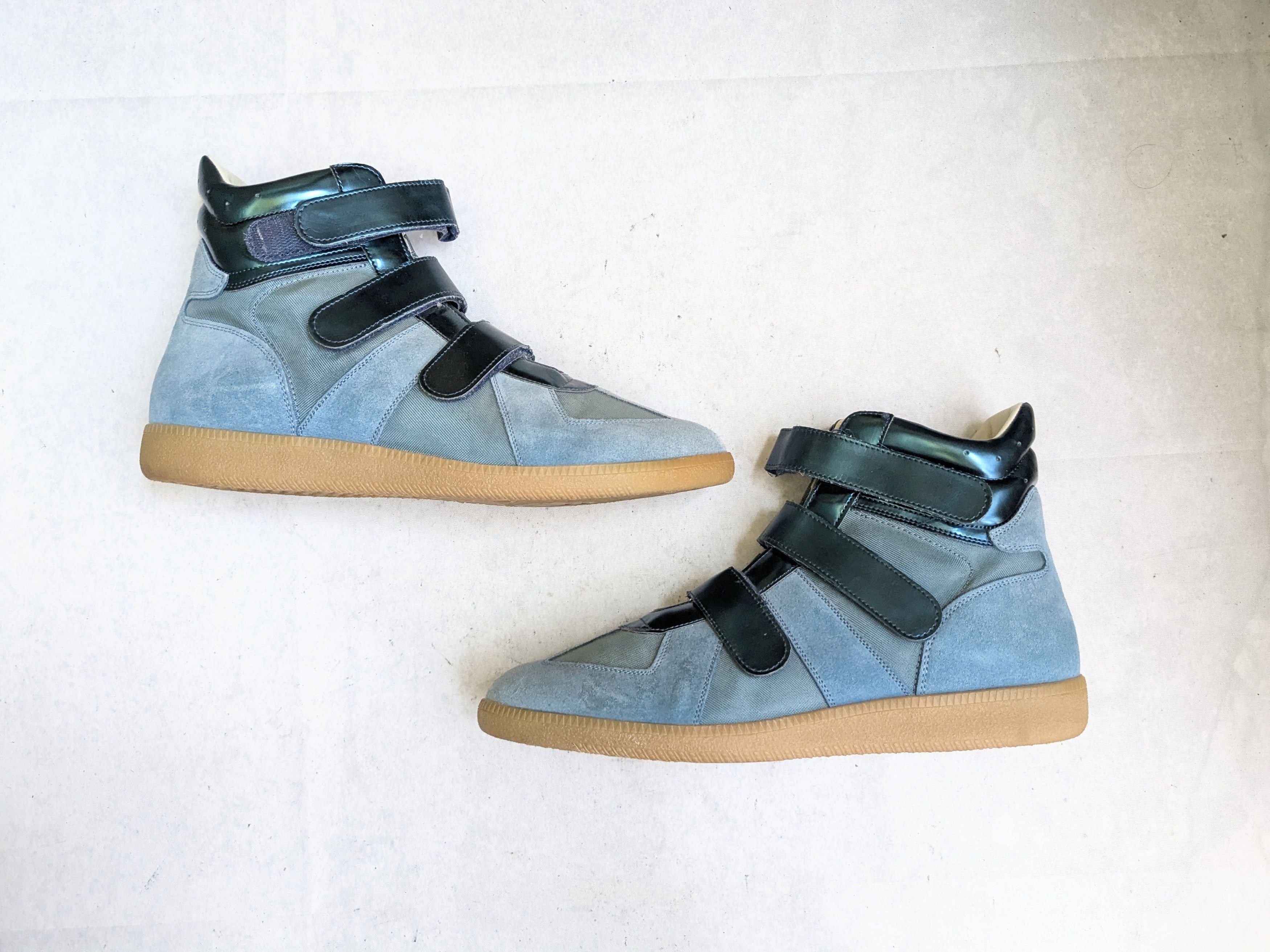 Maison Margiela Maison Margiela Triple Strap Sneakers Blue 12 45 GAT Replica Size US 12 / EU 45 - 1 Thumbnail