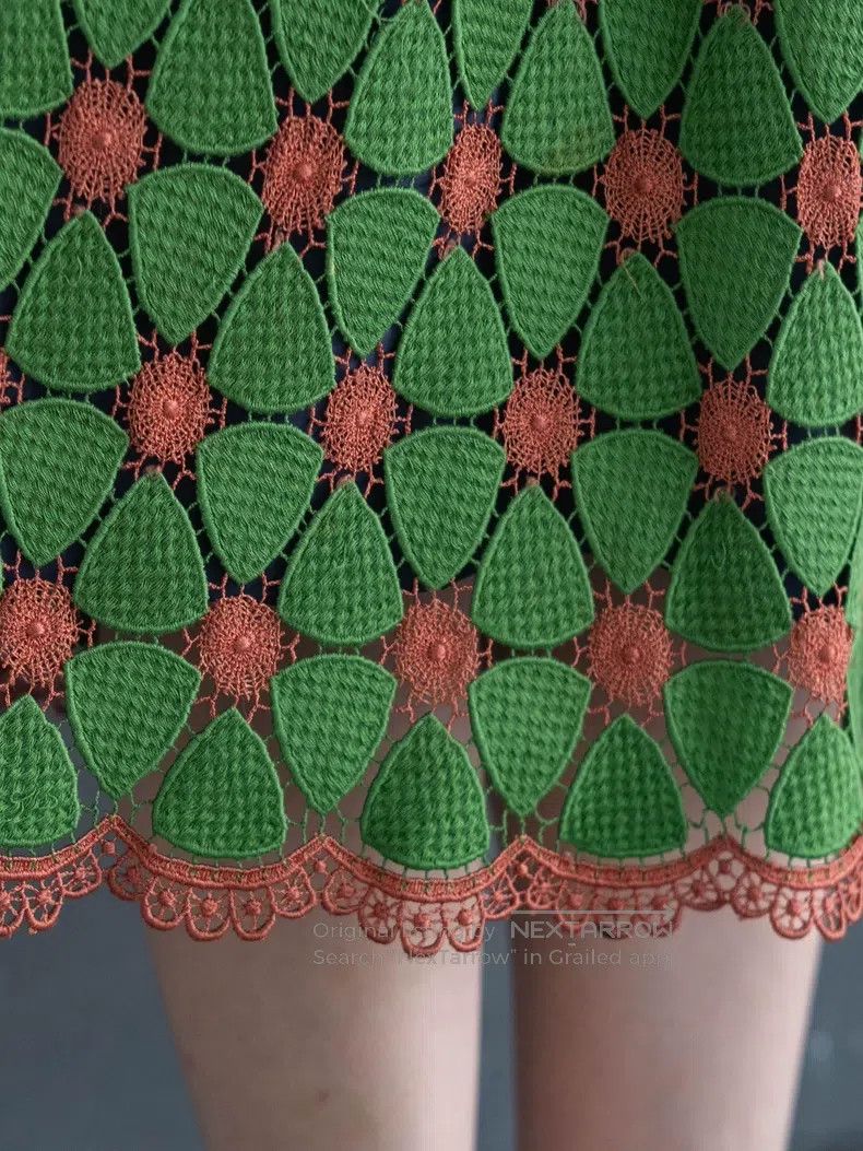 Comme des Garcons Comme Des Garcons Green Lace Embroidery Vest/Skirt Size M / US 6-8 / IT 42-44 - 7 Thumbnail