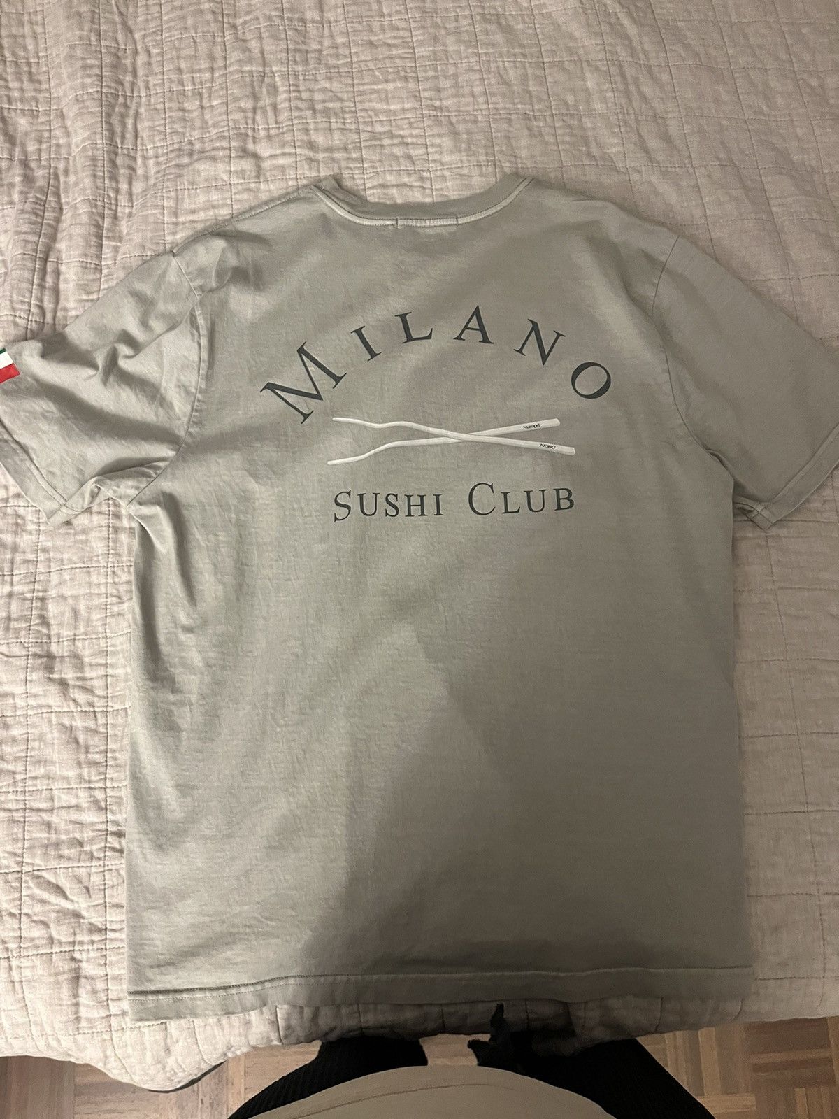 Stampd Sushi Club Milan flag tee Size US XL / EU 56 / 4 - 2 Thumbnail
