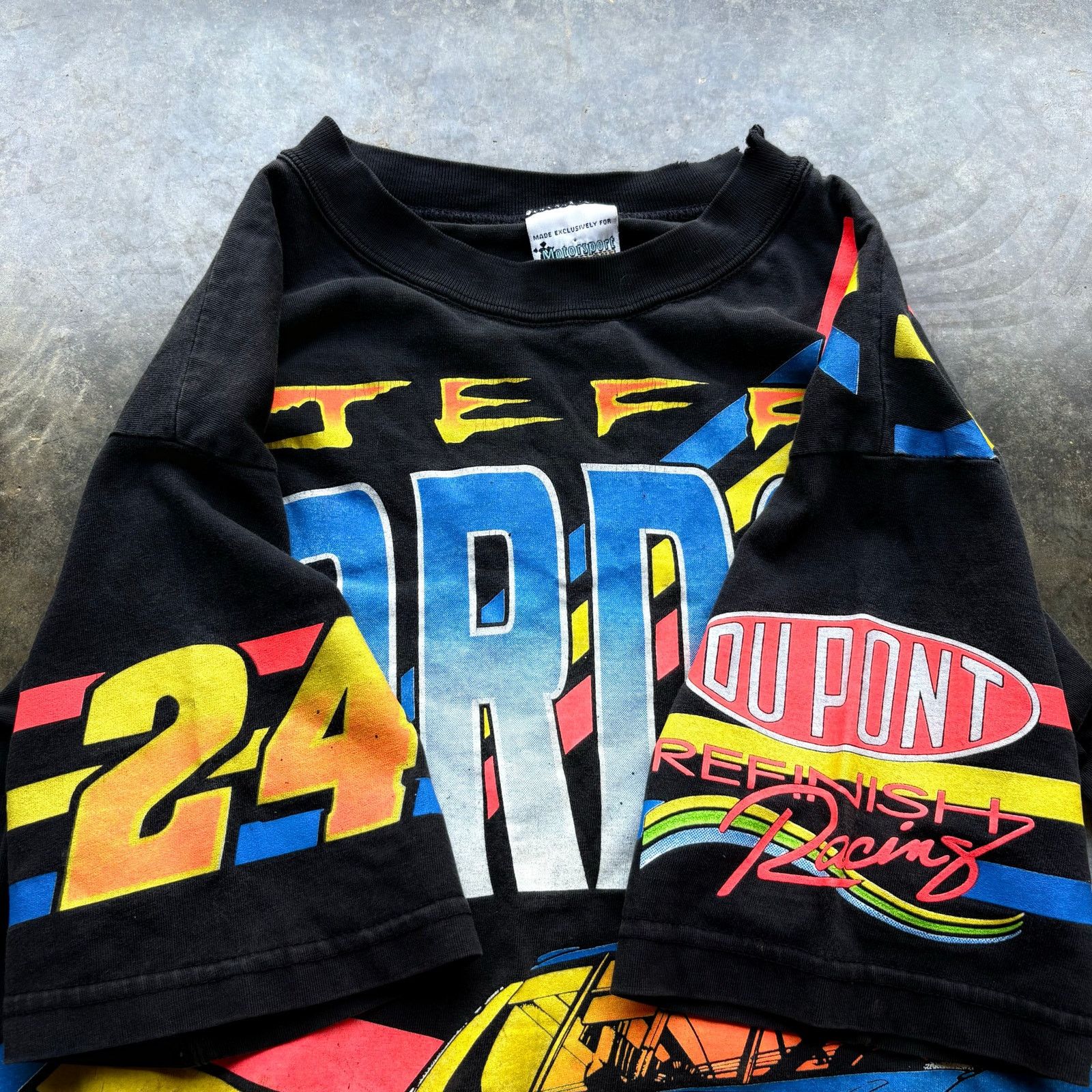 NASCAR Crazy Vintage Rare Jeff Gordan NASCAR AOP Size US S / EU 44-46 / 1 - 3 Thumbnail
