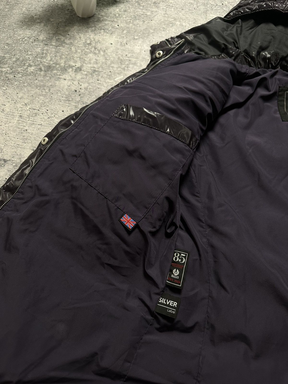 Belstaff Belstaff Goose Down Silver 85 Puffer Winter Jacket Size L / US 10 / IT 46 - 13 Thumbnail