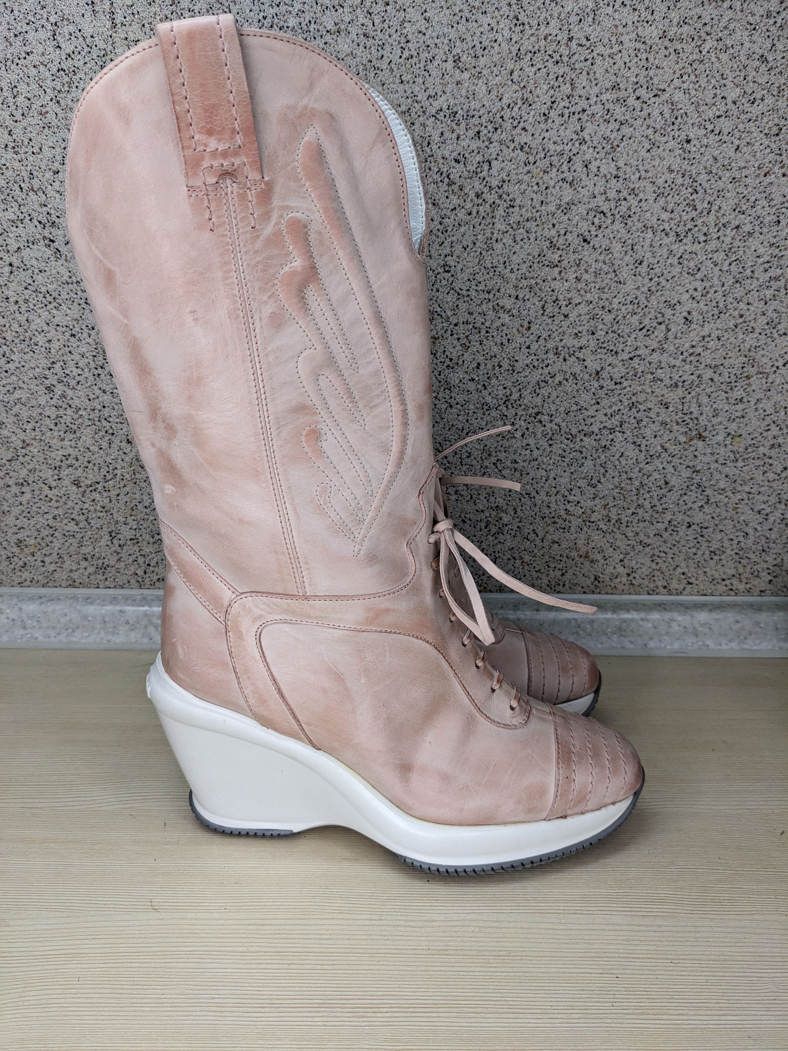 Hogan × Karl Lagerfeld Karl Lagerfeld x Hogan boots Size US 6 / IT 36 - 1 Thumbnail