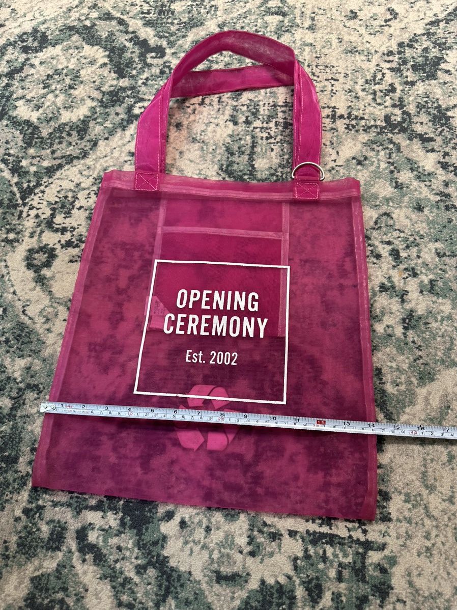 Opening Ceremony Opening Ceremony Recycle Mesh Tote Bag Size ONE SIZE - 4 Thumbnail
