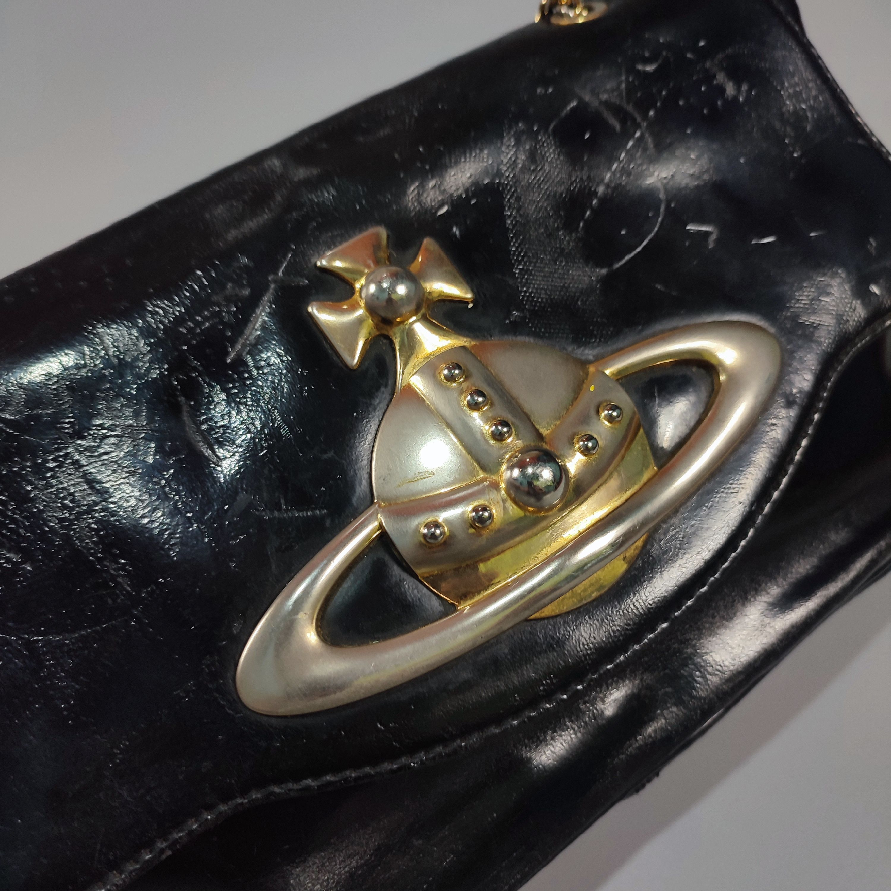 Vivienne Westwood VIVIENNE WESTWOOD ORB PLAQUE CHAIN BAG Size ONE SIZE - 10 Thumbnail