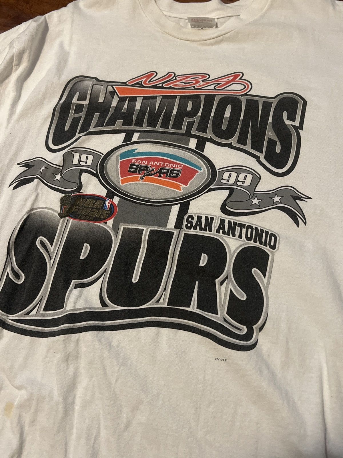 NBA × Vintage San Antonio Spurs Championship Tee Size US XL / EU 56 / 4 - 3 Thumbnail