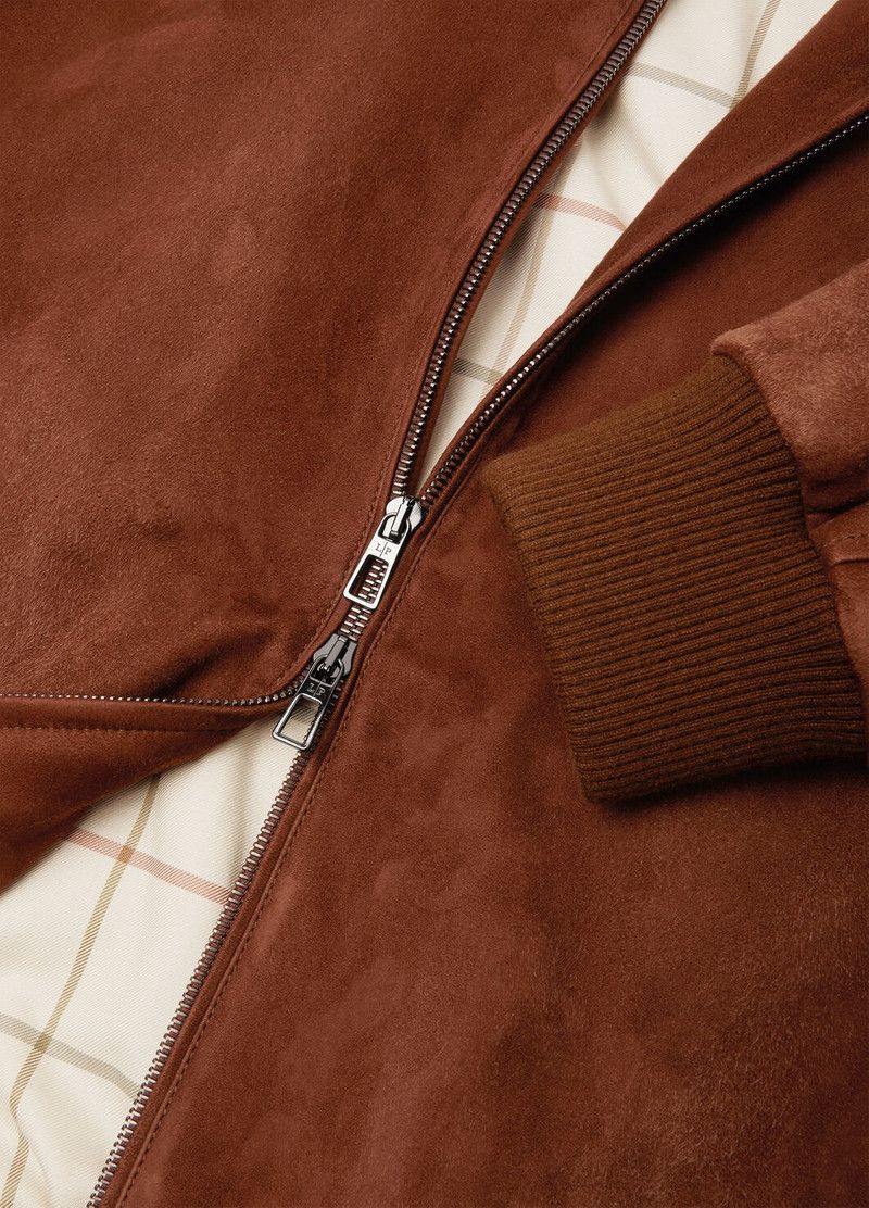 Loro Piana o1w1db10226 FAP4470 Ivy Bomber Jacket in Brown Size US L / EU 52-54 / 3 - 8 Thumbnail