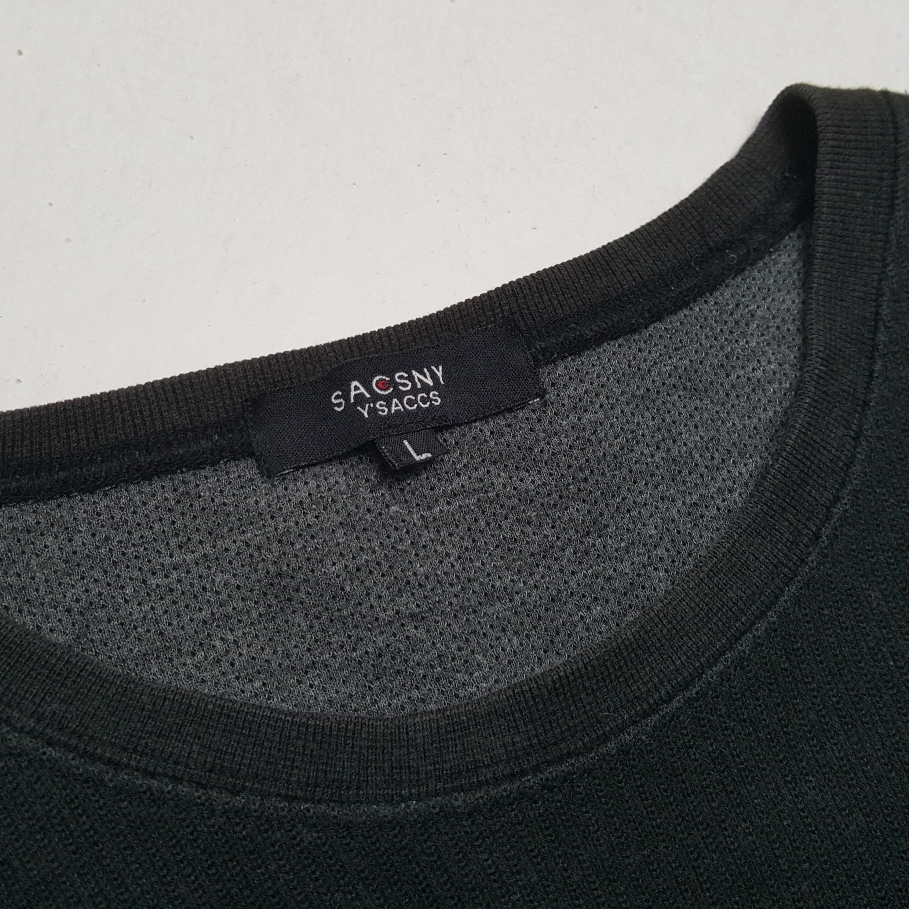 Designer × Vintage × Yohji Yamamoto SACSNY Designer YOHJI YAMAMOTO Custom Art Logo Style Tshirt Size US L / EU 52-54 / 3 - 10 Thumbnail