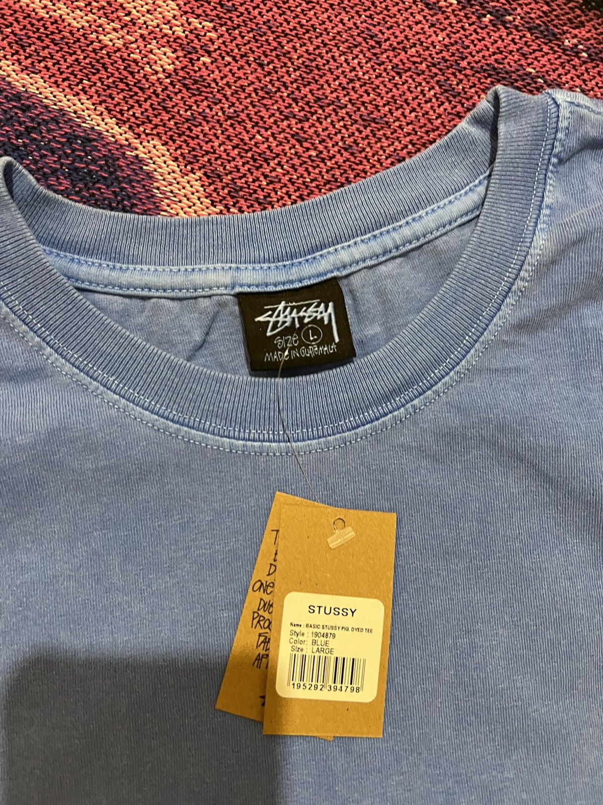 Stussy Stussy classic stock logo dyed tee Size US L / EU 52-54 / 3 - 3 Thumbnail