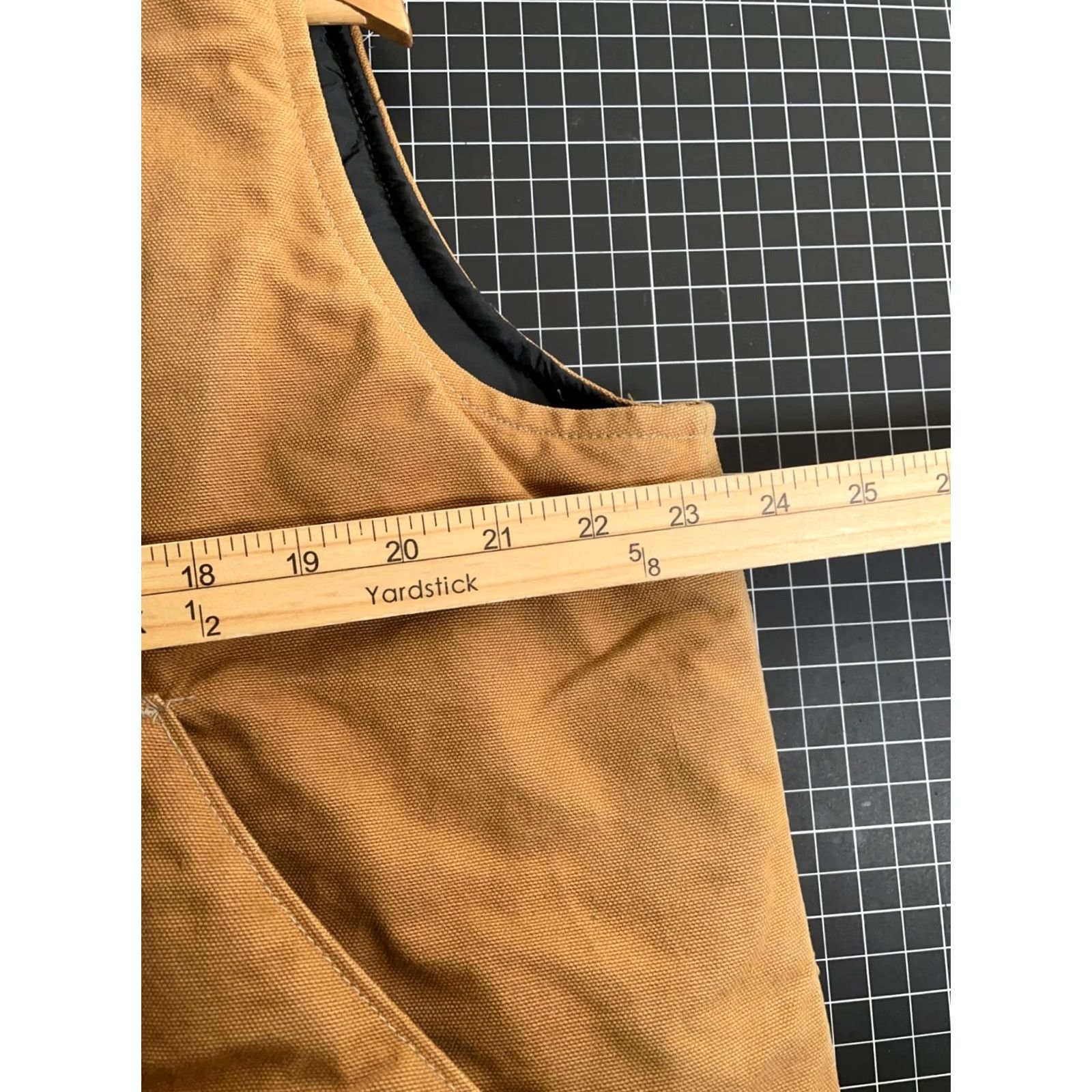 Carhartt VINTAGE Carhartt Vest Quilted Nylon Lined Zip Up Canvas 90s USA Made XL Brown Mens Vest Size US XL / EU 56 / 4 - 6 Thumbnail
