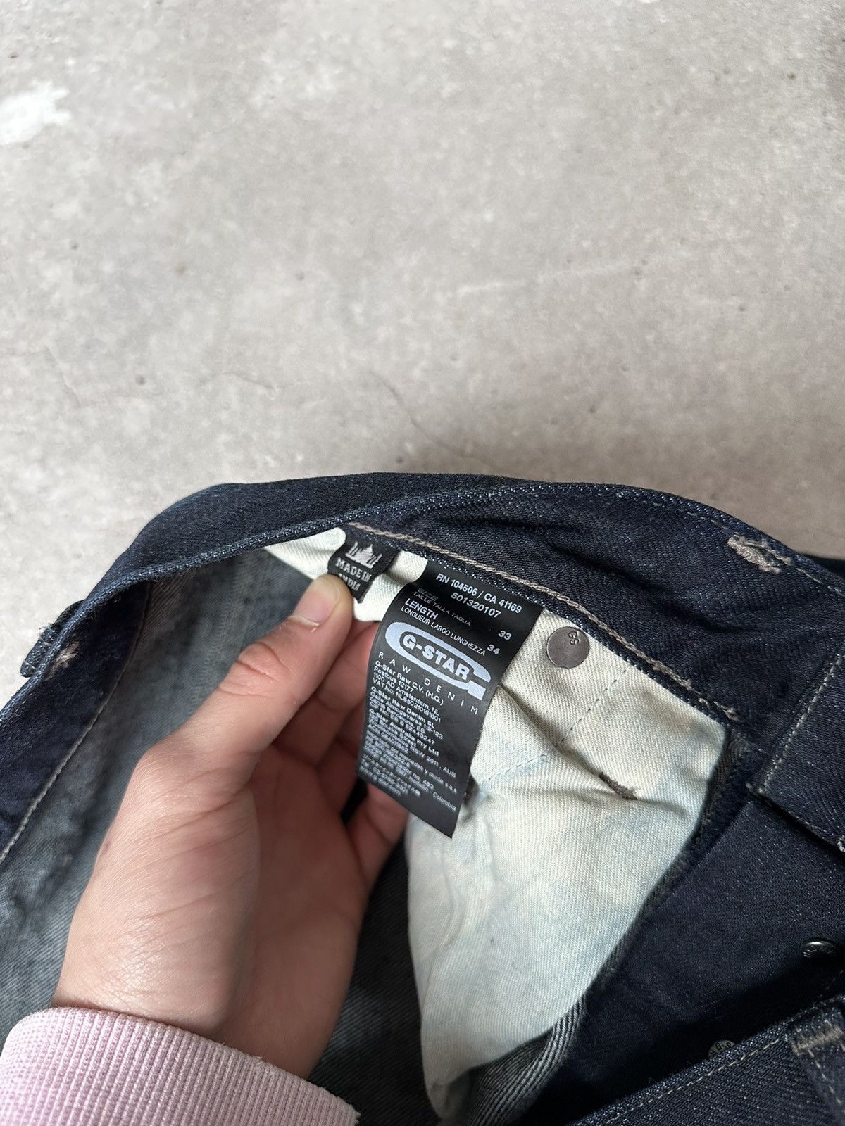 G-Star Vintage G-Star Raw Double Knee Stacked Jeans Size US 34 / EU 50 - 10 Thumbnail