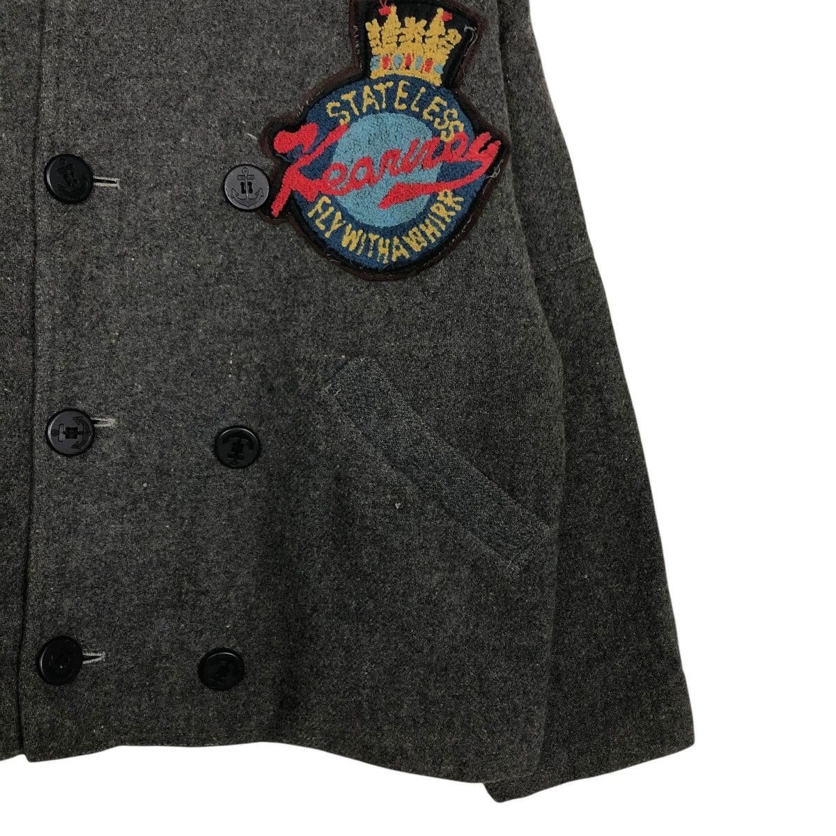 Hysteric Glamour 🔥VINTAGE WOOL BOMBER JACKET KEARNEY HOUSE FULLPATCH BIG LOGO Size US M / EU 48-50 / 2 - 7 Thumbnail