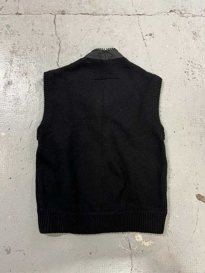 Givenchy FW2014 Givenchy Oversized Zip Wool Black Tank Top Size S / US 4 / IT 40 - 6 Thumbnail