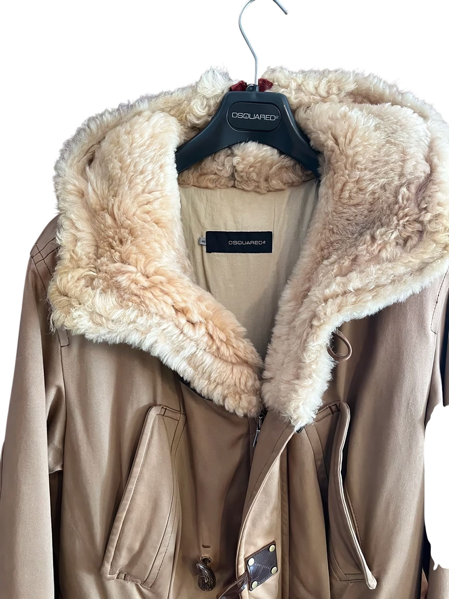 Dsquared2 F/W 2003 RUNWAY SHEARLING HEAVY COAT Size US M / EU 48-50 / 2 - 6 Thumbnail