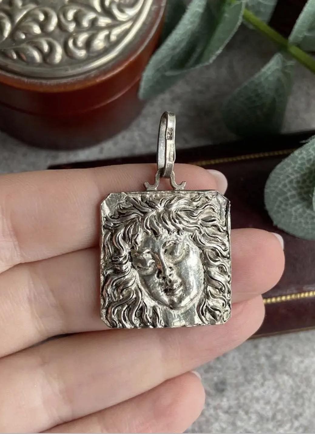 Sterling Silver Vintage Sterling Silver 925 Women's Jewelry Pendant Italy Size ONE SIZE - 2 Thumbnail