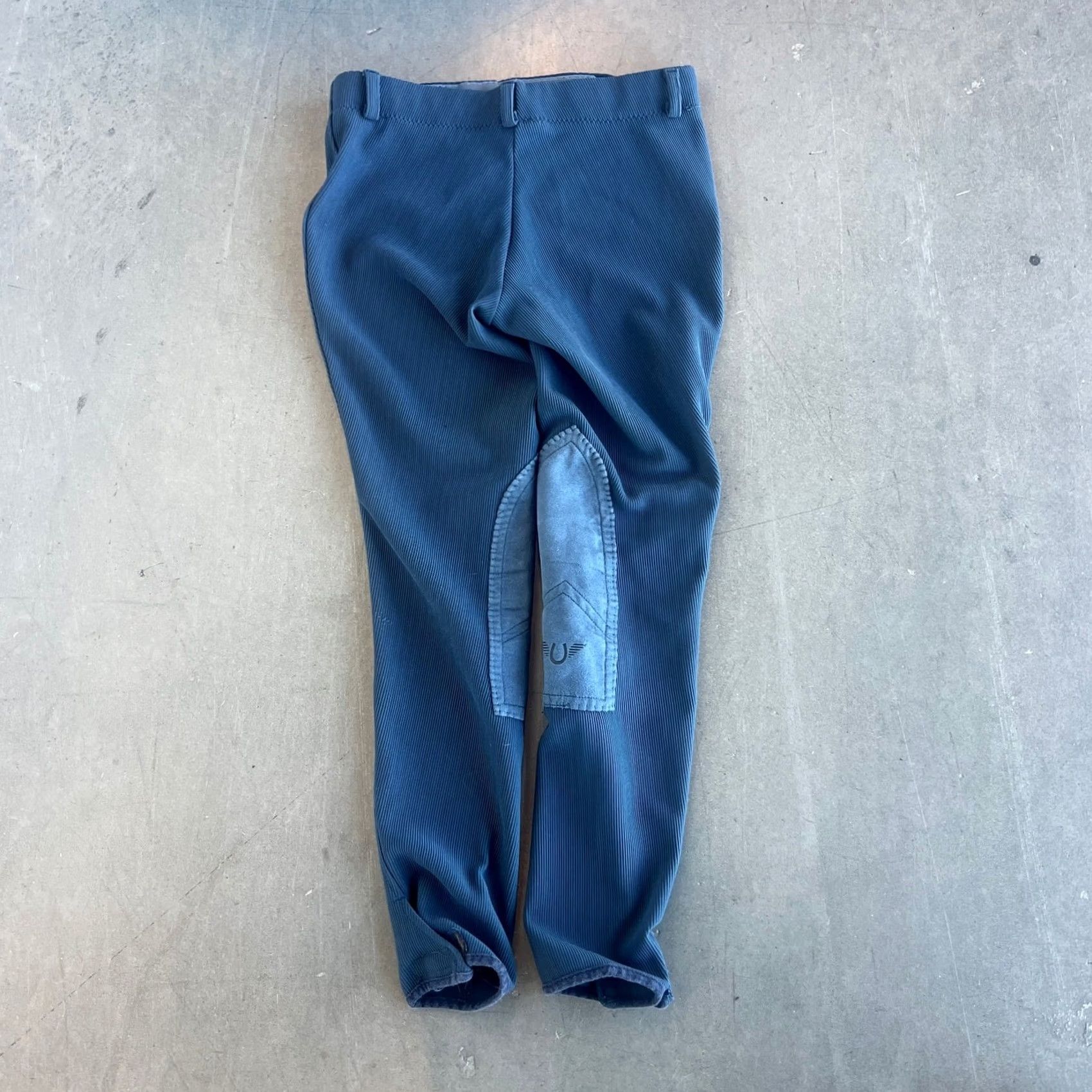 Vintage VINTAGE Y2K Tuffrider Ribb Low Rise Pull On Breeches Equestrian Riding Blue 23 Women Size 22 Regular Ankle Size ONE SIZE - 2 Thumbnail