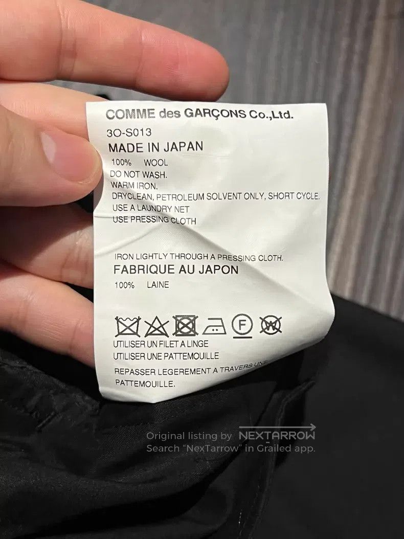 Comme des Garcons Comme Des Garcons size XS Double-layered Deconstructed Hal Size 23" - 6 Thumbnail
