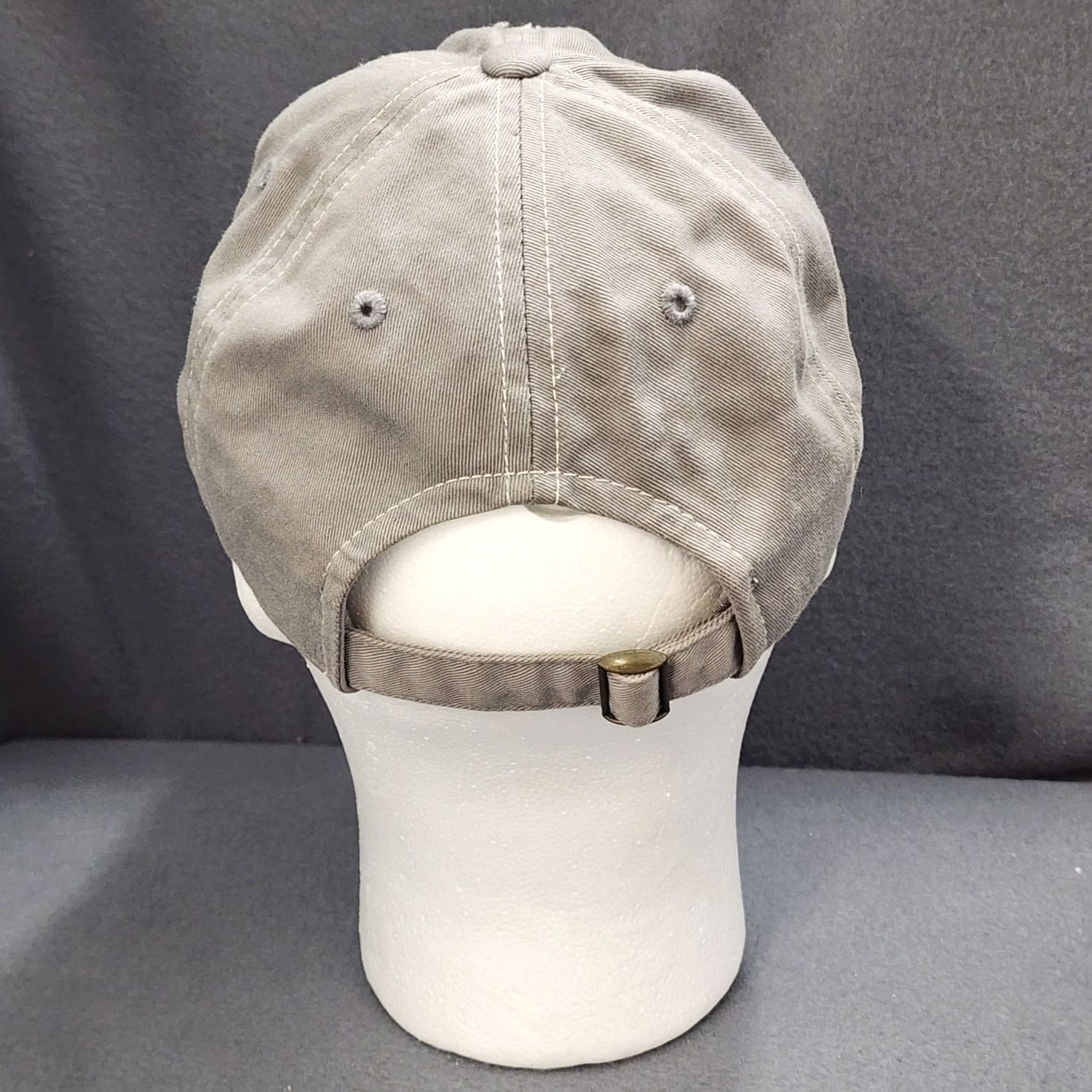 Vintage Ohio State Buckeyes Hat Fan 1 Gray OSU Cap Adjustable Strapback Mens Size ONE SIZE - 4 Thumbnail