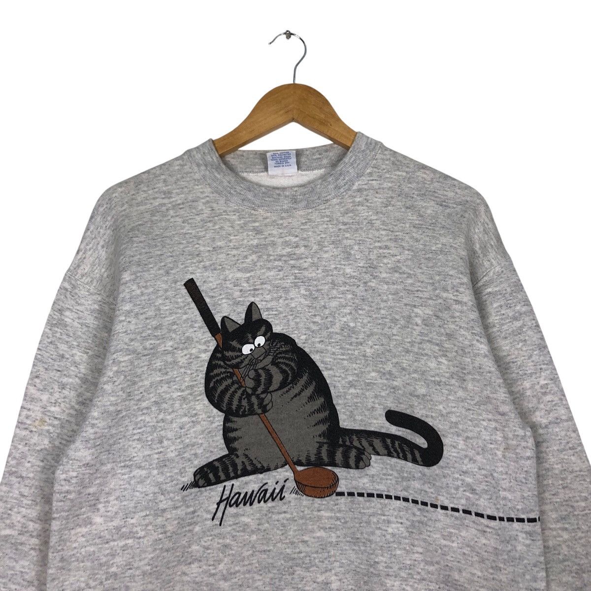 Vintage Vintage Crazy Shirt Hawaiian Cat Lover Rare 90s Size US M / EU 48-50 / 2 - 2 Thumbnail