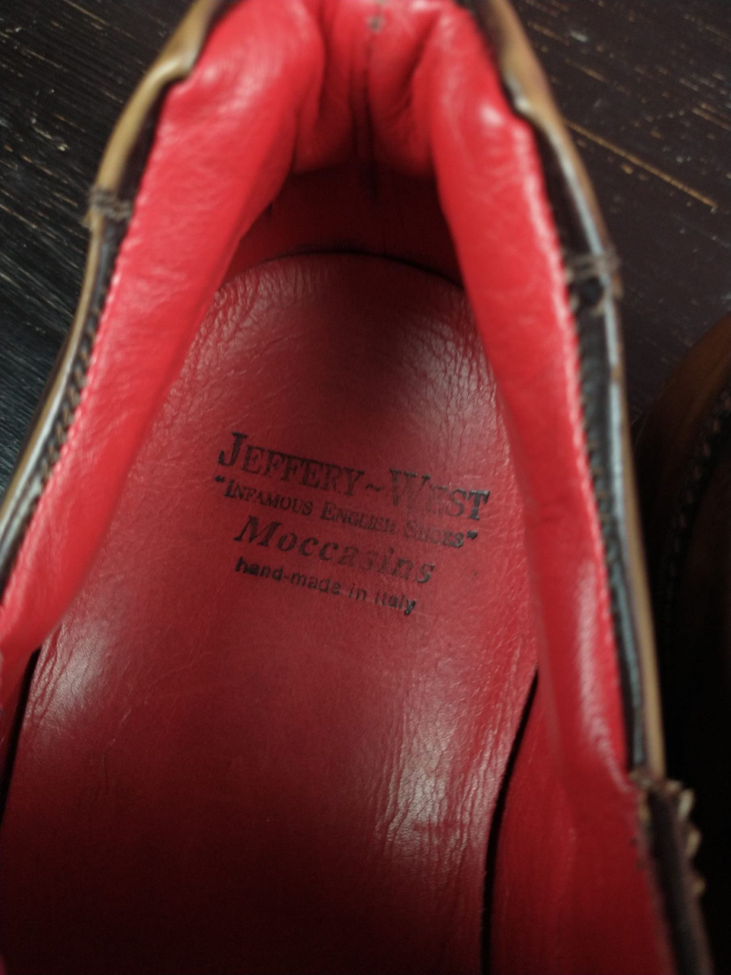 Jeffery West Moccasins Low Top Size 7 1/2 - 8 Infamous English Shoes Size US 8 / EU 41 - 4 Thumbnail