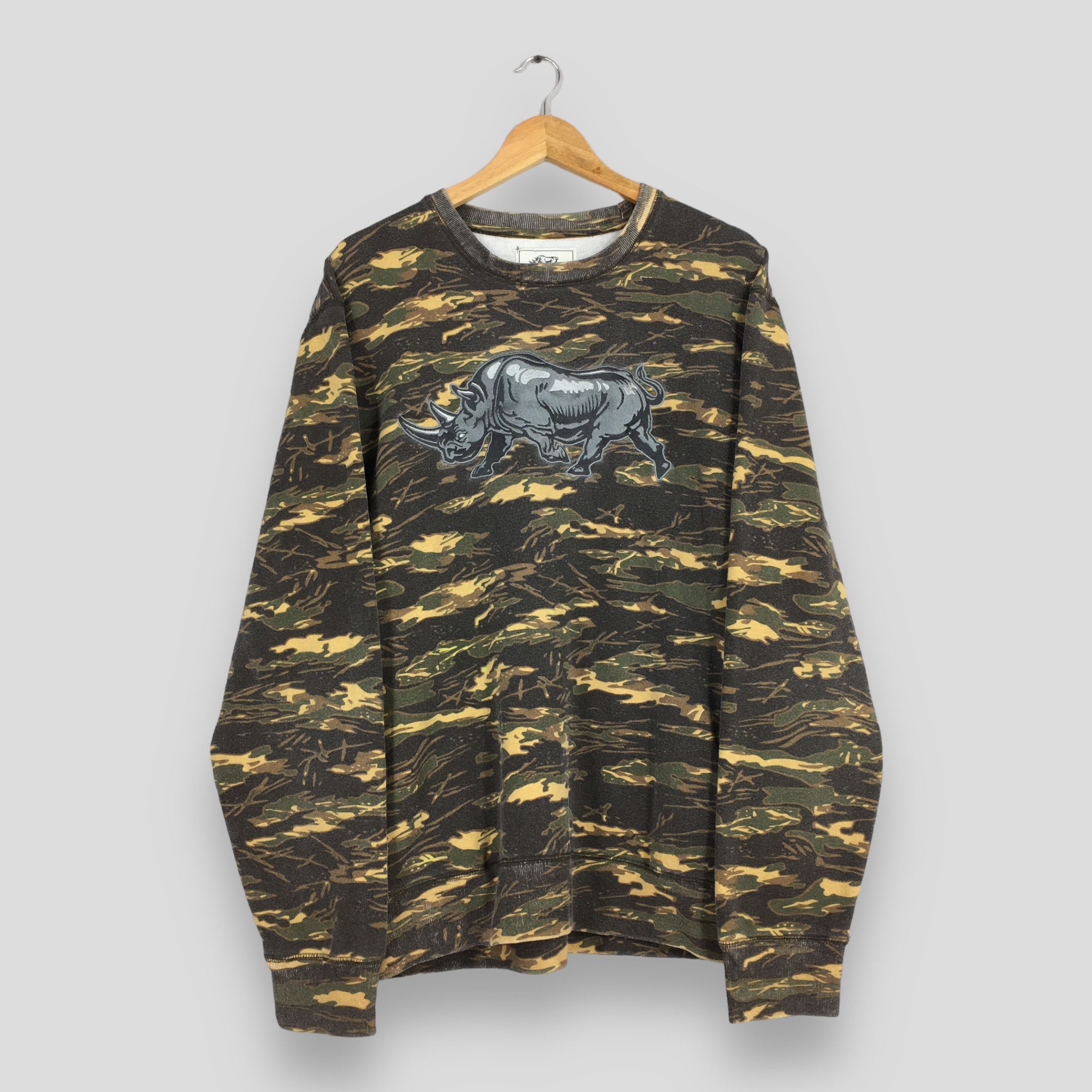 Ecko Unltd. × Vintage Vintage Ecko Function Camo Sweatshirt XLarge Size US XL / EU 56 / 4 - 1 Thumbnail
