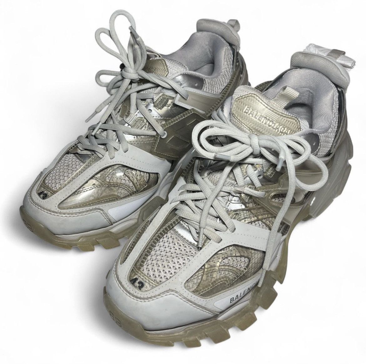 Balenciaga Balenciaga track light grey eu size 43 Size US 10 / EU 43 - 1 Thumbnail