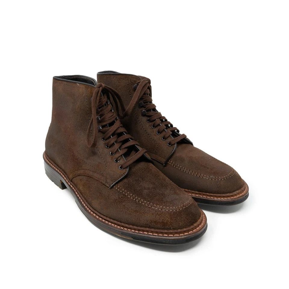 Alden Alden 4015HC - Indy Boot in Tobacco Reverse Chamois Size 7D Size US 7 / EU 40 - 1 Thumbnail