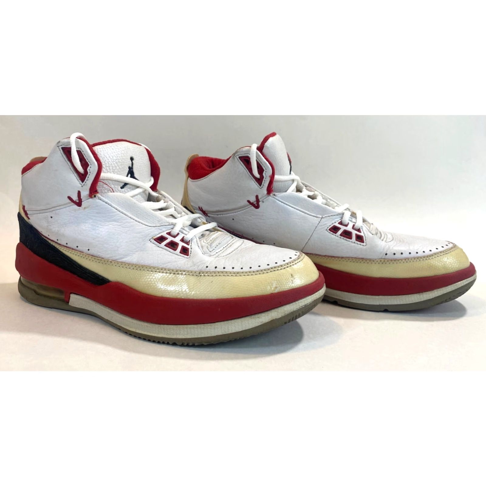 Nike VINTAGE Nike Air Jordan 2.5 Retro Team White Varsity Red 331987-103 USA 10.5 Mens Sneaker High Top Shoes Size US 10 / EU 43 - 2 Thumbnail