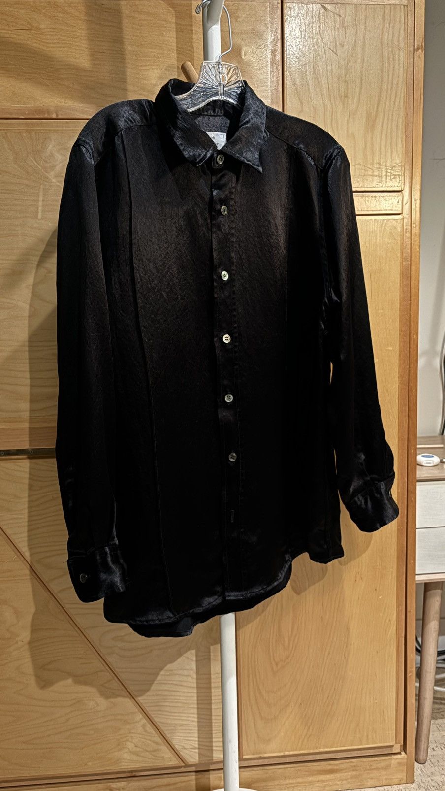Goodfight Goodfight acetate black shirt Size US L / EU 52-54 / 3 - 1 Thumbnail
