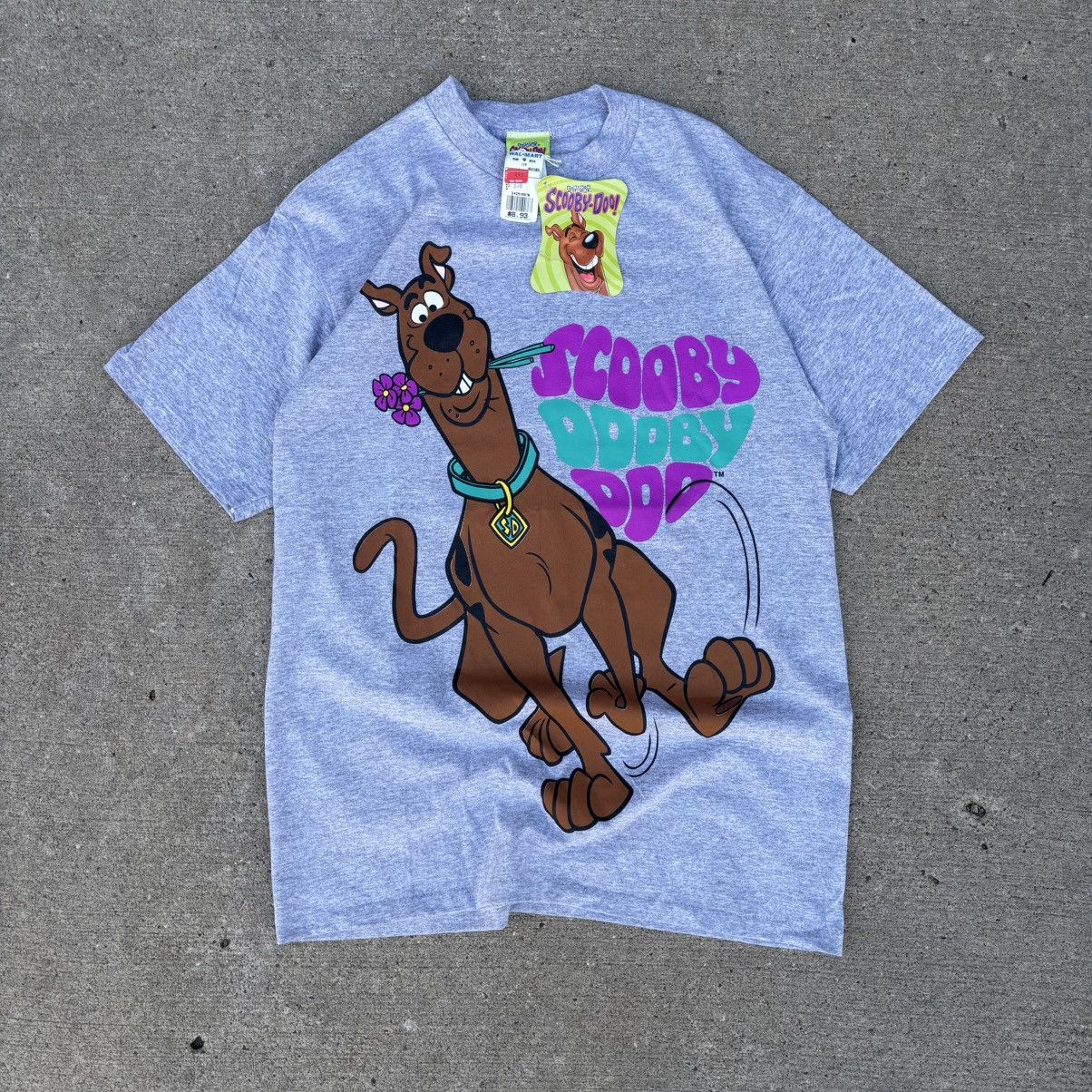 Cartoon Network Vintage 1998 AOP Scooby Doo grey single stitch tee Size US M / EU 48-50 / 2 - 1 Thumbnail