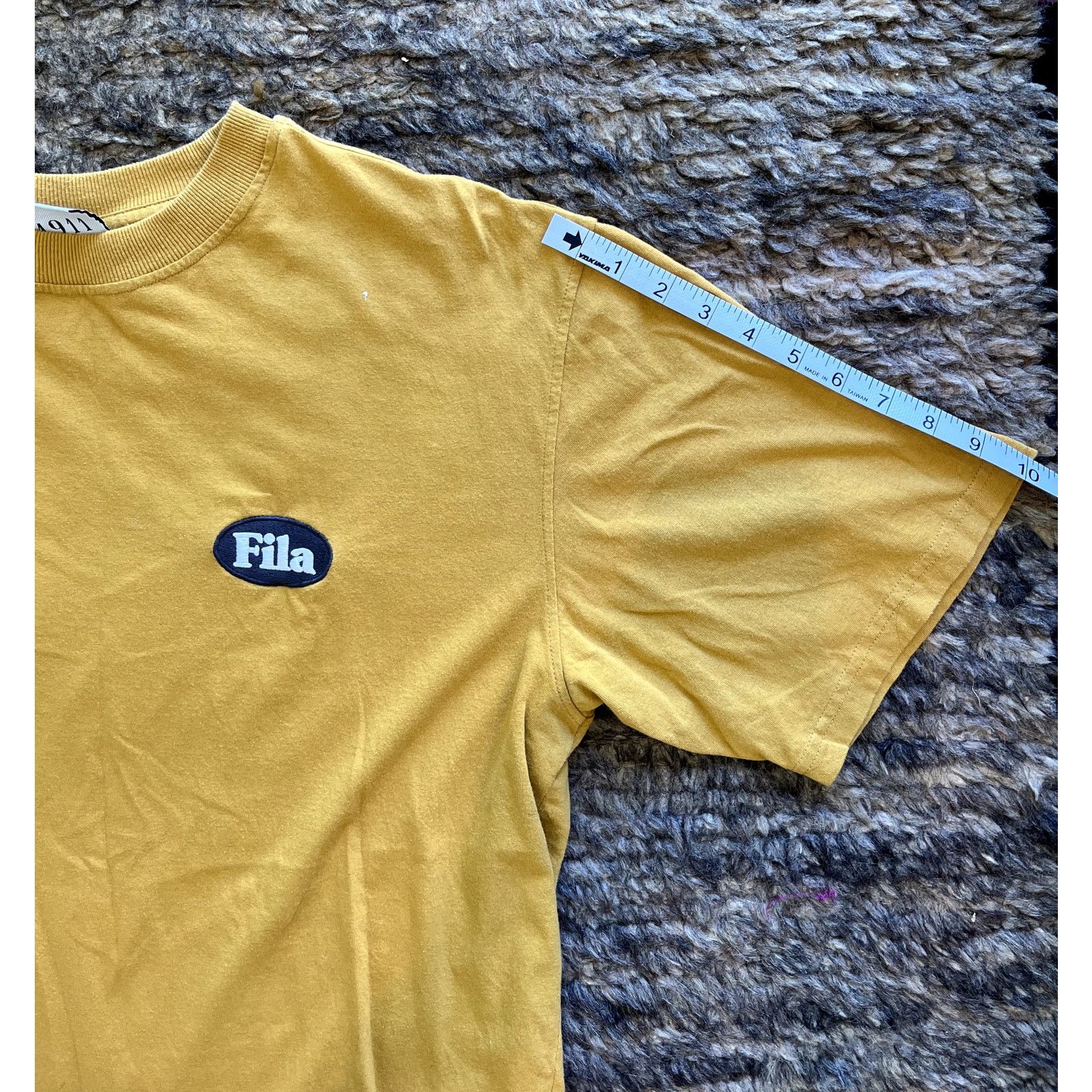 Fila FILA Sport Men’s Large T Shirt 1911 Oversize Urban Mustard Size US L / EU 52-54 / 3 - 5 Thumbnail