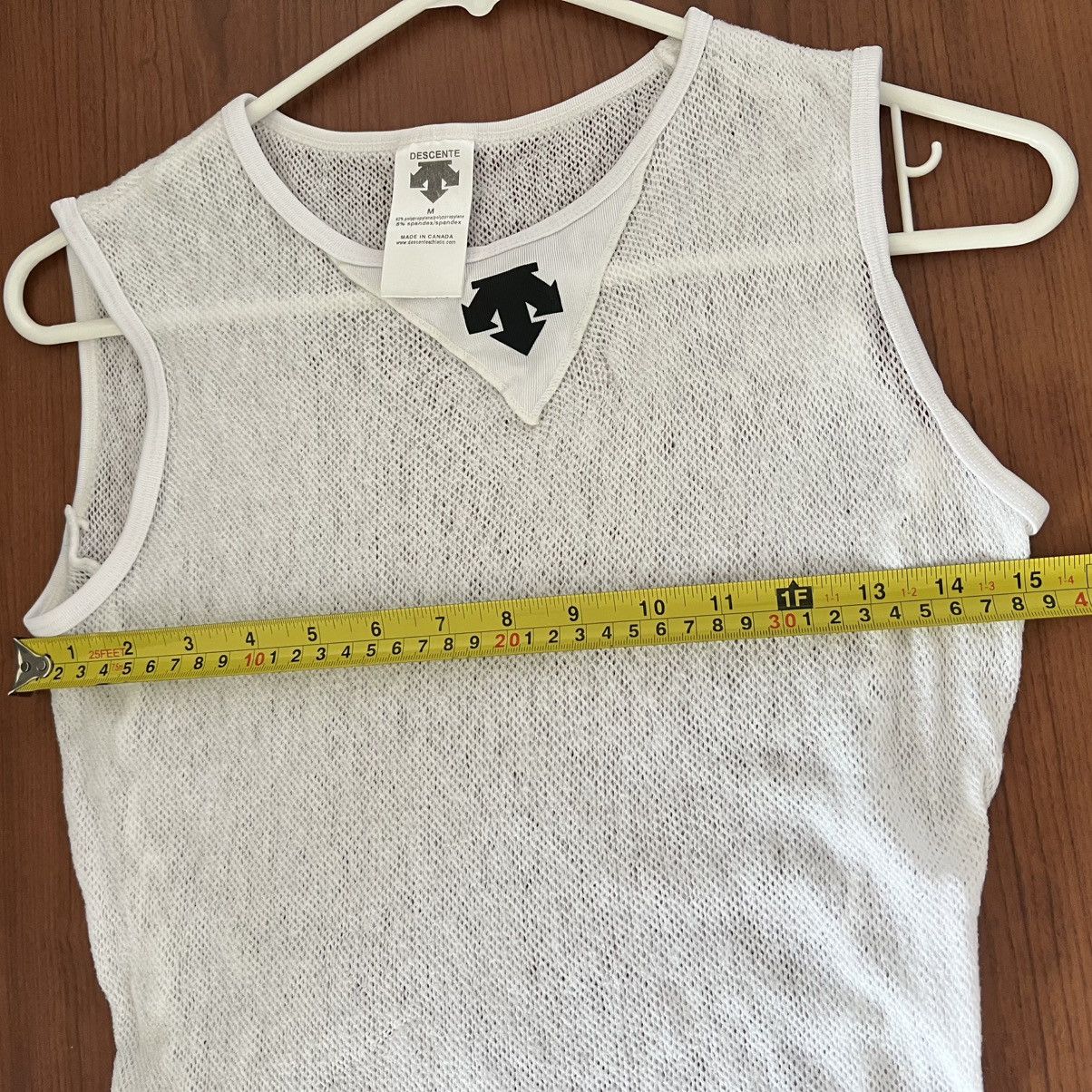 Descente Descente White Sleeveless Tank Top/Sweater Made in Canada Size M / US 6-8 / IT 42-44 - 10 Thumbnail